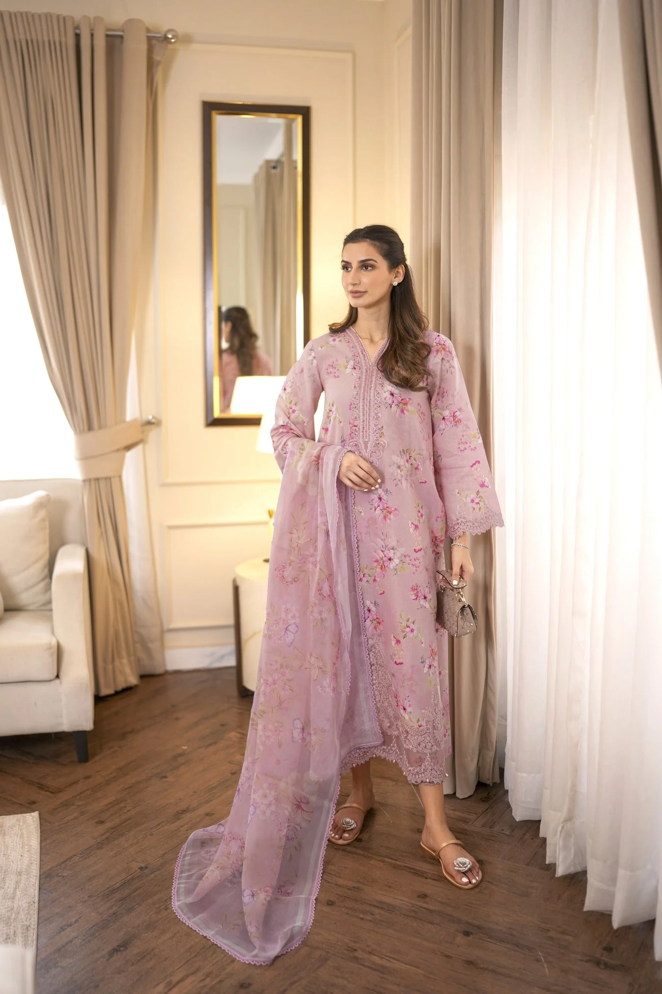 Saadia Asad D8-A Noor Eid Luxe Printedkari 2025 - Image 2