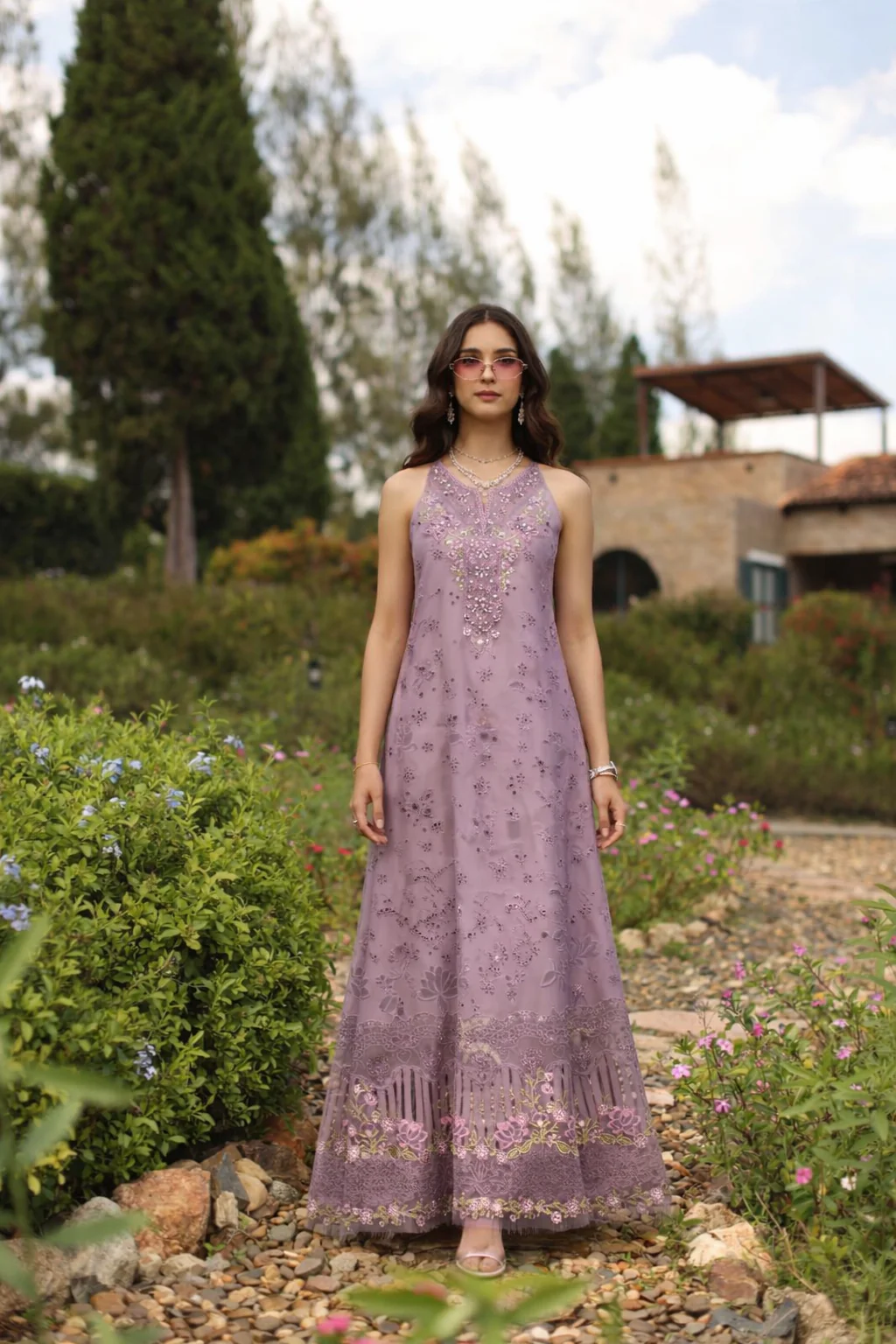 Saadia Asad D9 - A - Velisse Noor Luxury Eid Schiffli Laserkari 2026 - Image 2