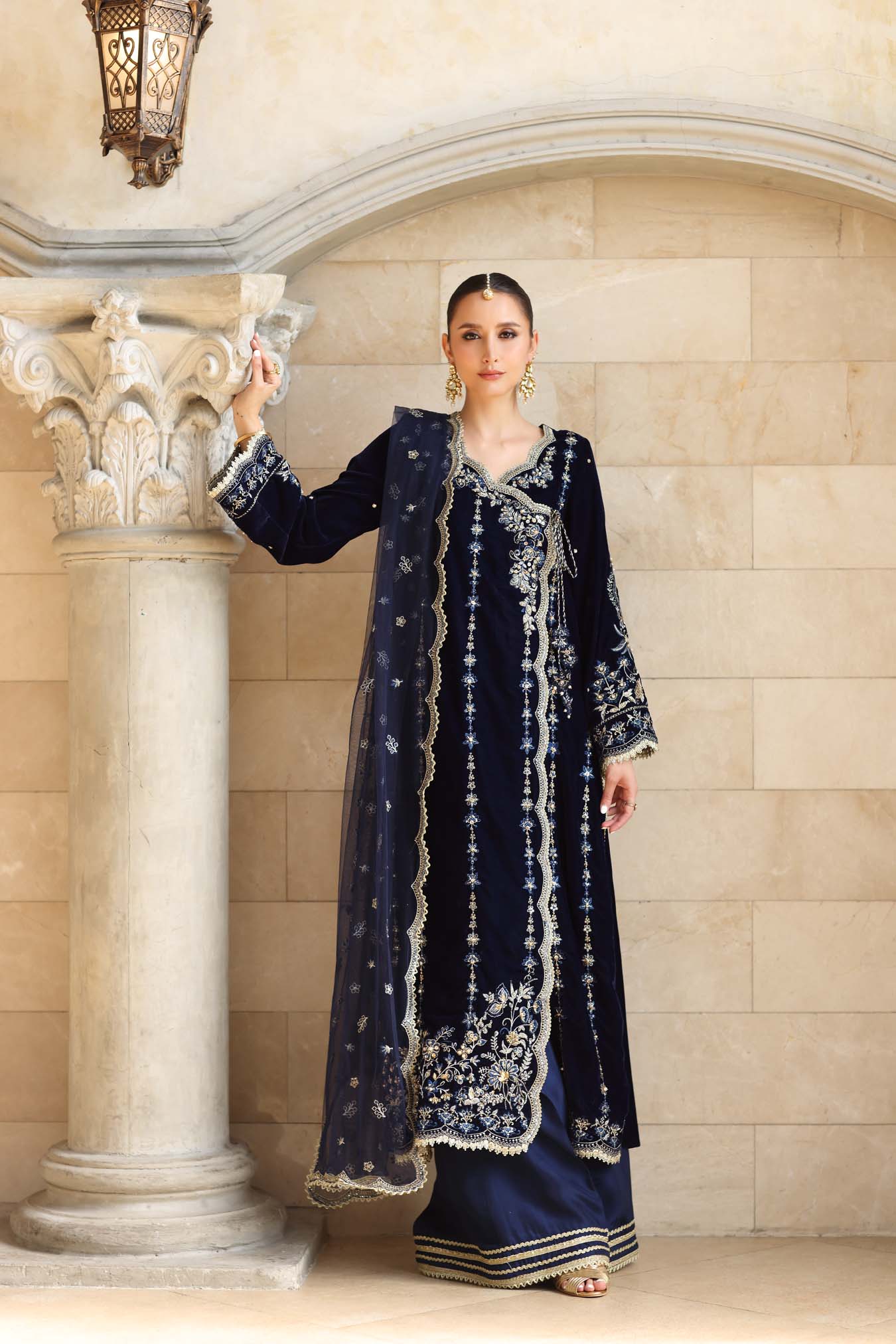 Saadia Asad Falak Noor Handcrafted Velvet 2025