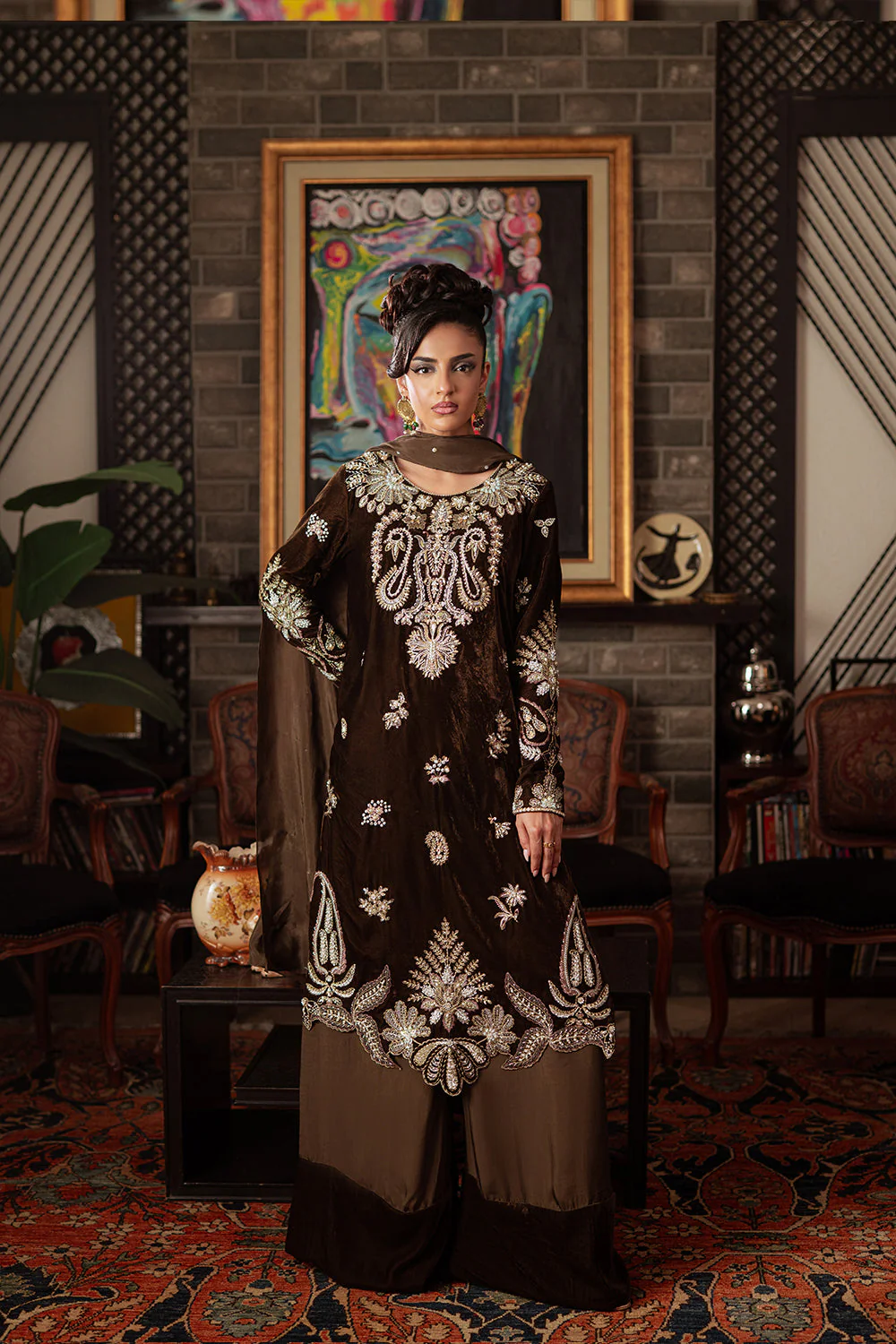 Saira Rizwan Gurr-SRVP25-09 Velvet Pret 2025 - Image 2