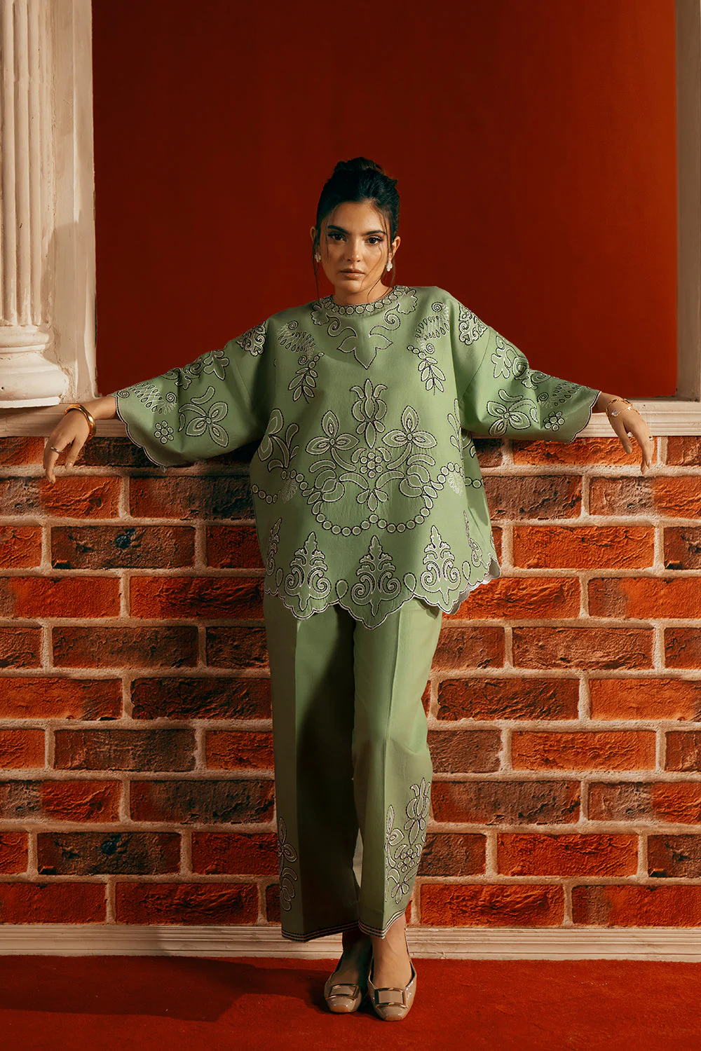 Saira Rizwan Joolie Green - Jbp25-10 Joolie Summer 2025