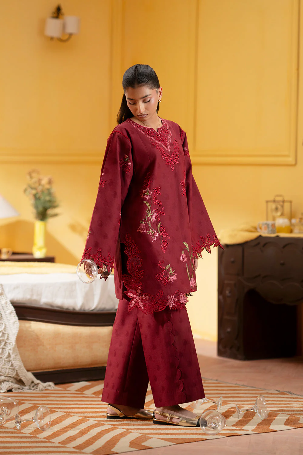 Saira Rizwan Joolie Red - Jbp25-09 Joolie Summer 2025 - Image 2