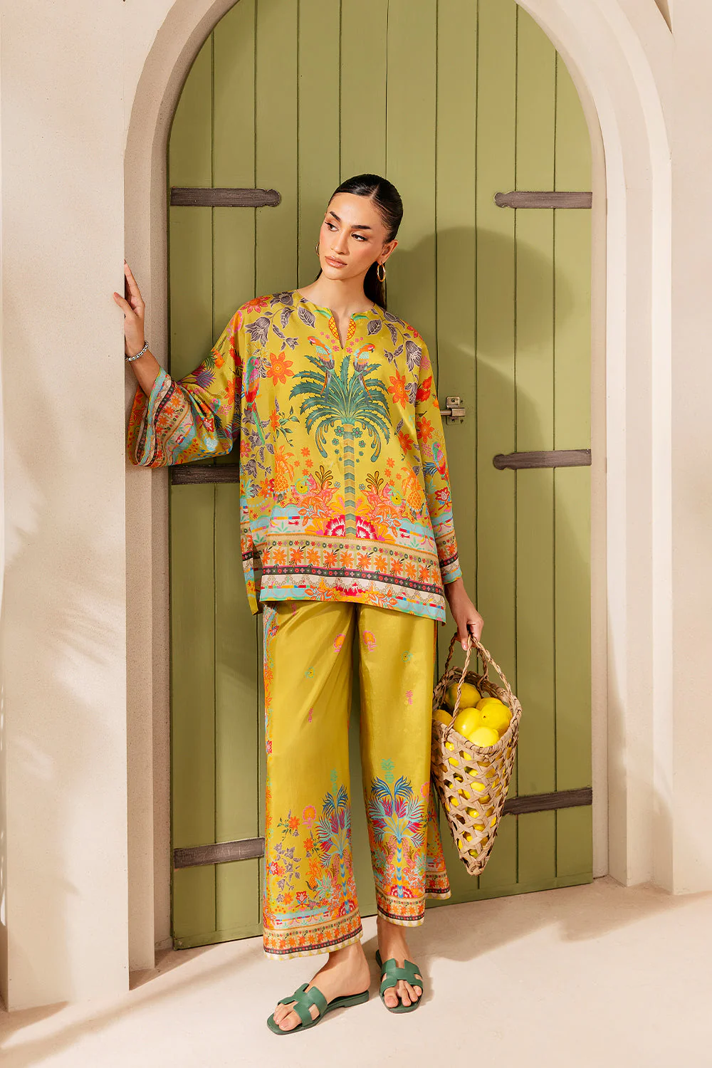 Saira Rizwan Palm Sugar - Srsp-25-04 Silk Coords 2025