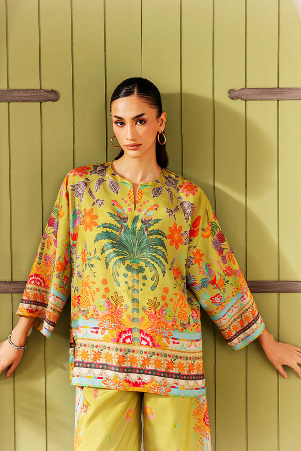 Saira Rizwan Palm Sugar - Srsp-25-04 Silk Coords 2025 - Image 2