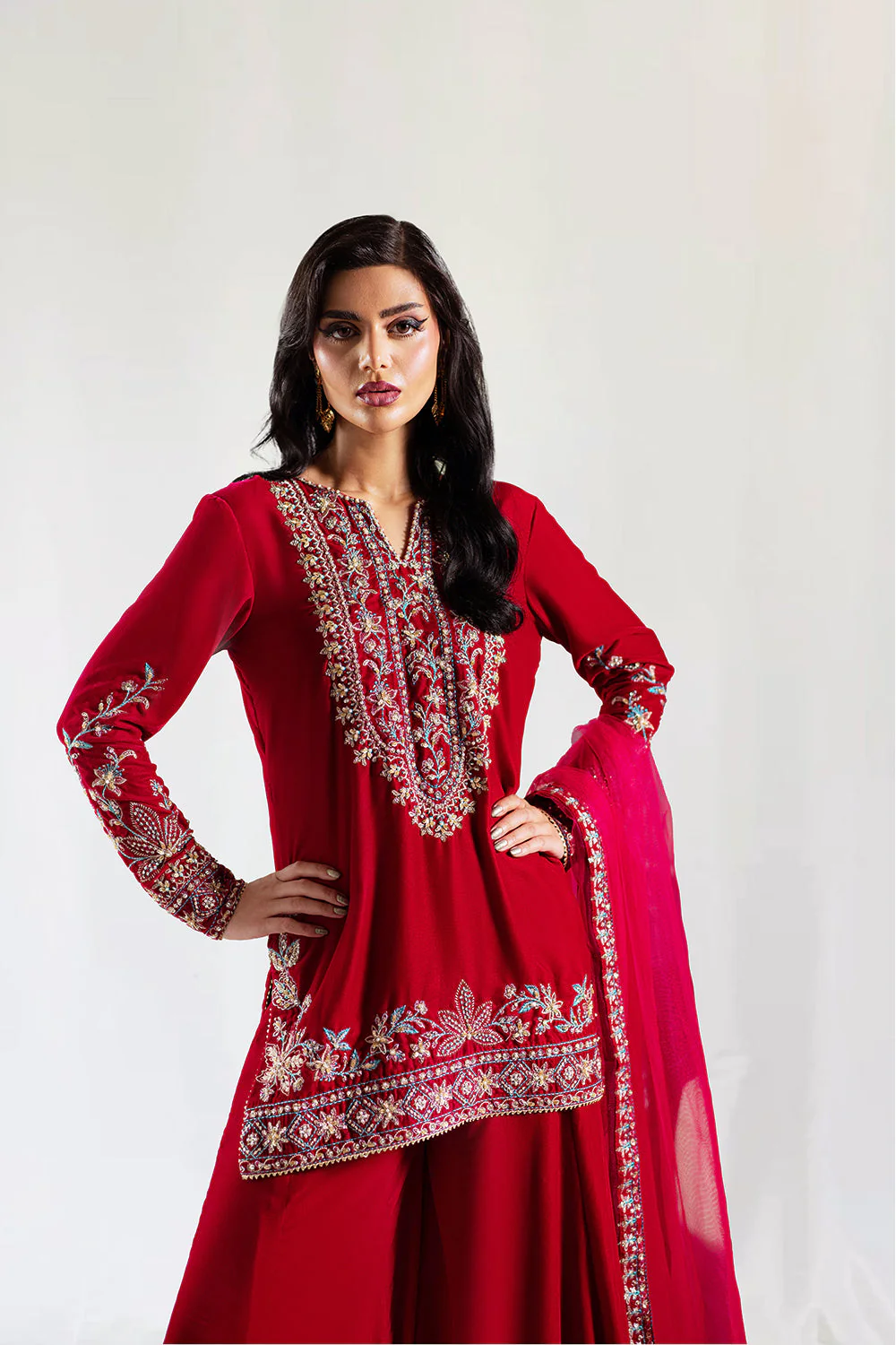 Saira Rizwan Shireen SRVP25-04 Velvet Pret 2025 - Image 2