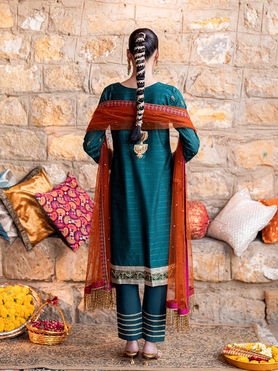 Salitex No014 Shehnai Festive Lawn 2025 - Image 2