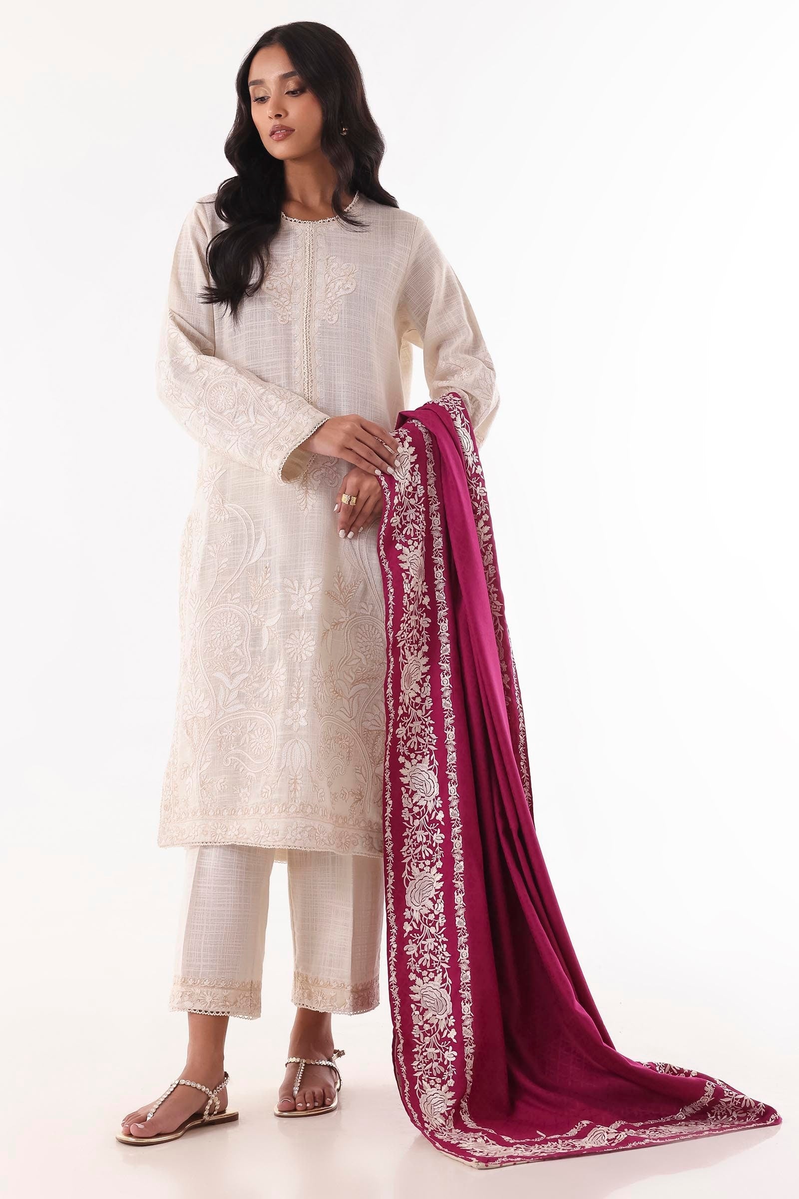 Sana Safinaz FW24SGE535 Pret 2025