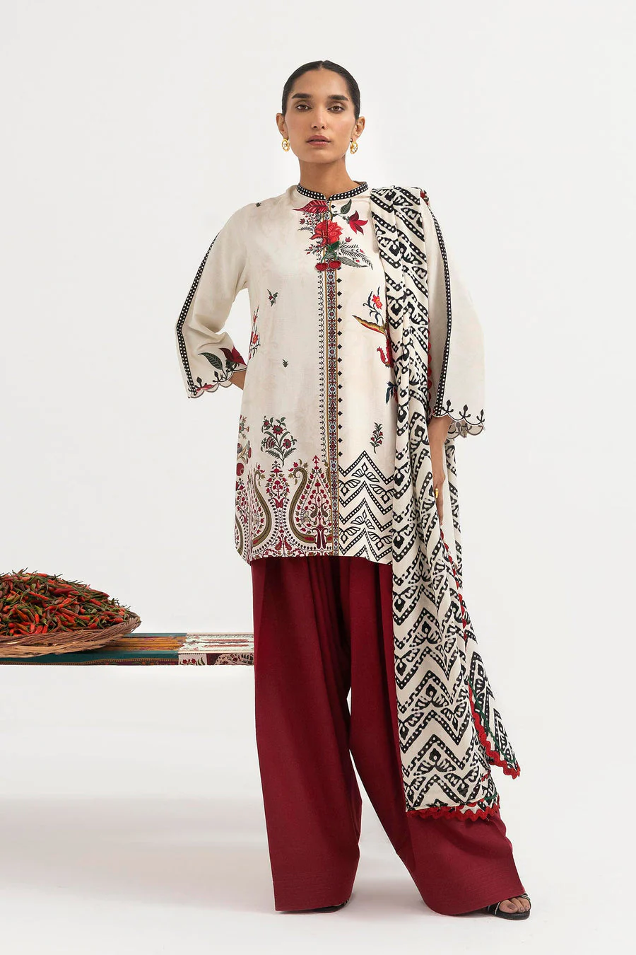 Sana Safinaz H255-004A-3CY Mahay Winter 2005