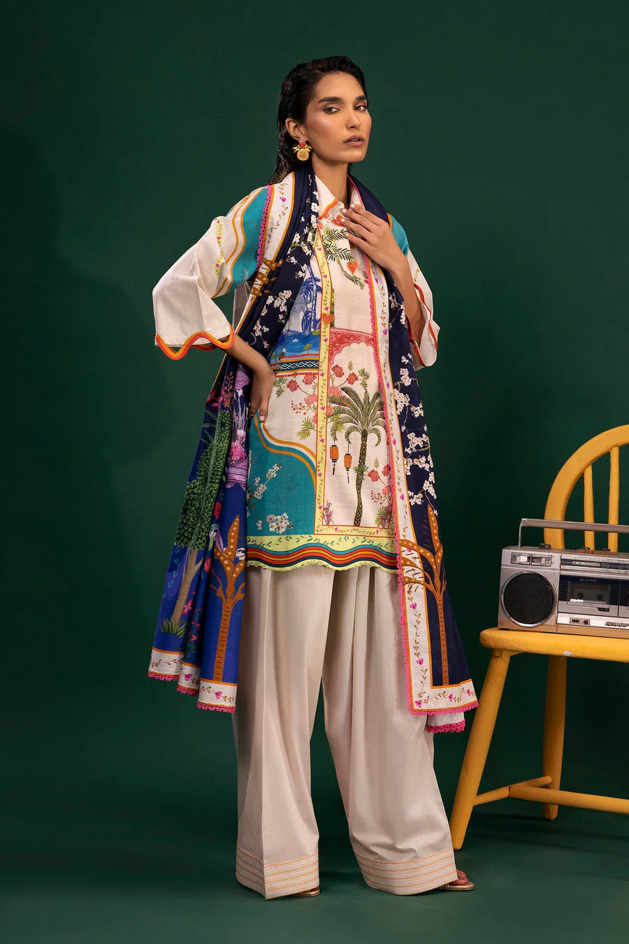 Sana Safinaz H255-010A-2Q Mahay Winter 2005