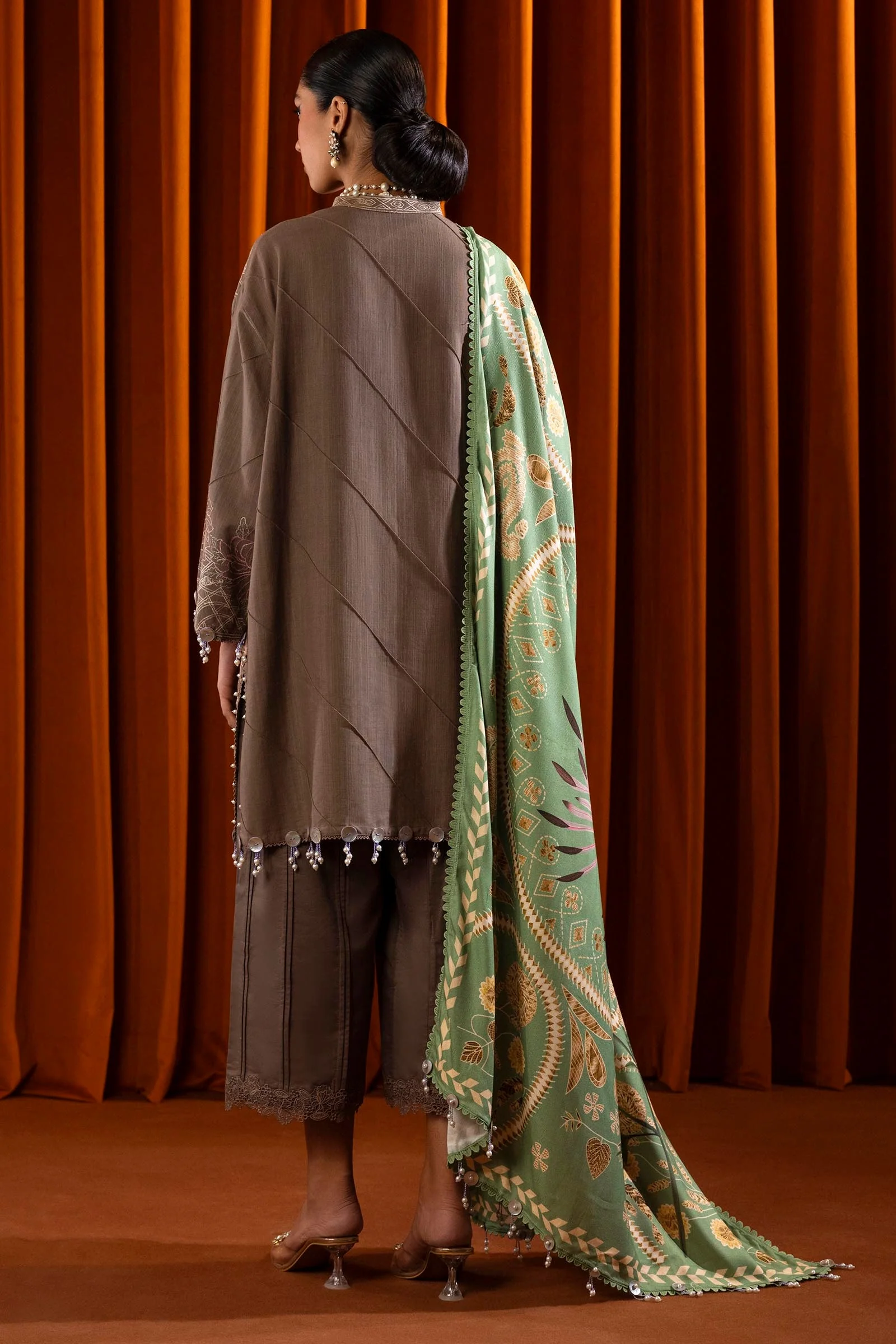 Sana Safinaz M243-004A-3CP Muzlin Winter 2024 - Image 2