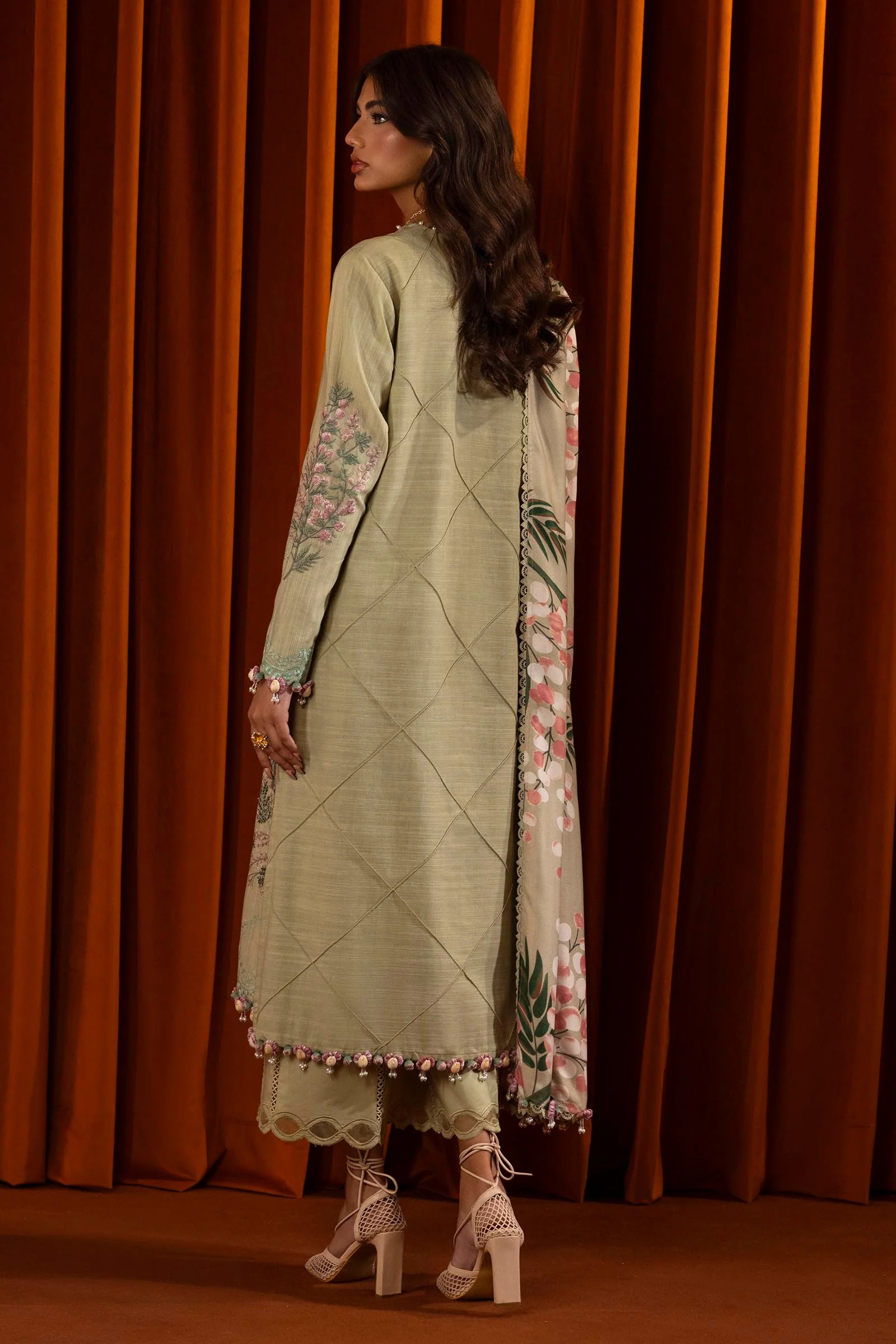 Sana Safinaz M243-007A-3CP Muzlin Winter 2024 - Image 2
