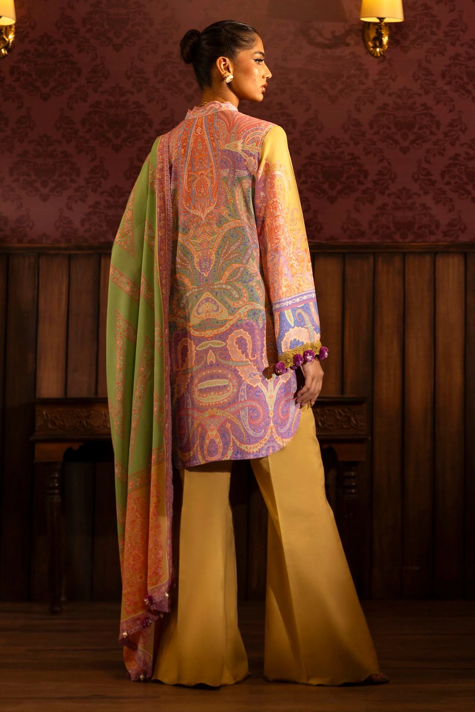 Sana Safinaz M243-016A-3DB Muzlin Winter 2024 - Image 2