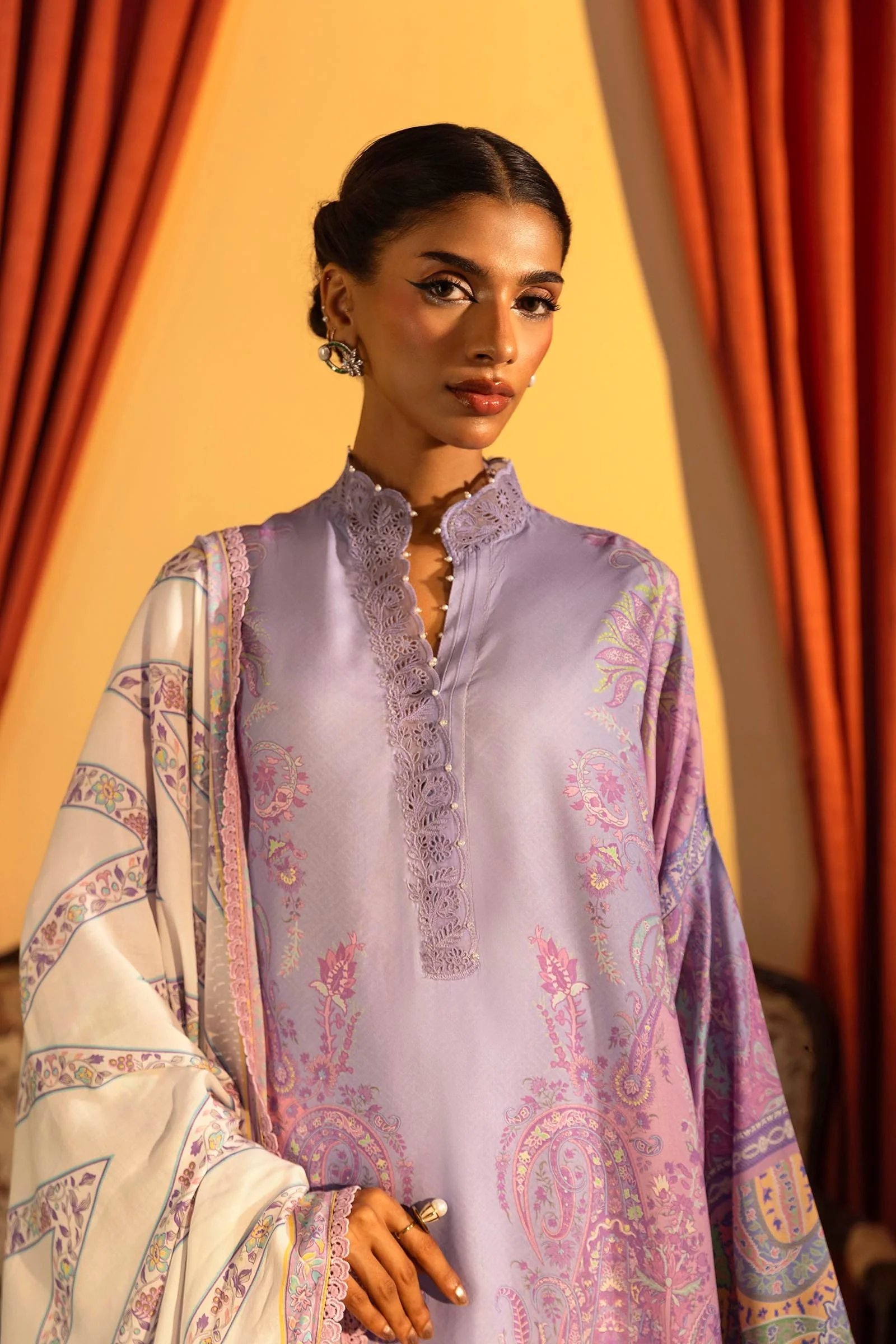 Sana Safinaz M243-016B-3DB Muzlin Winter 2024 - Image 2