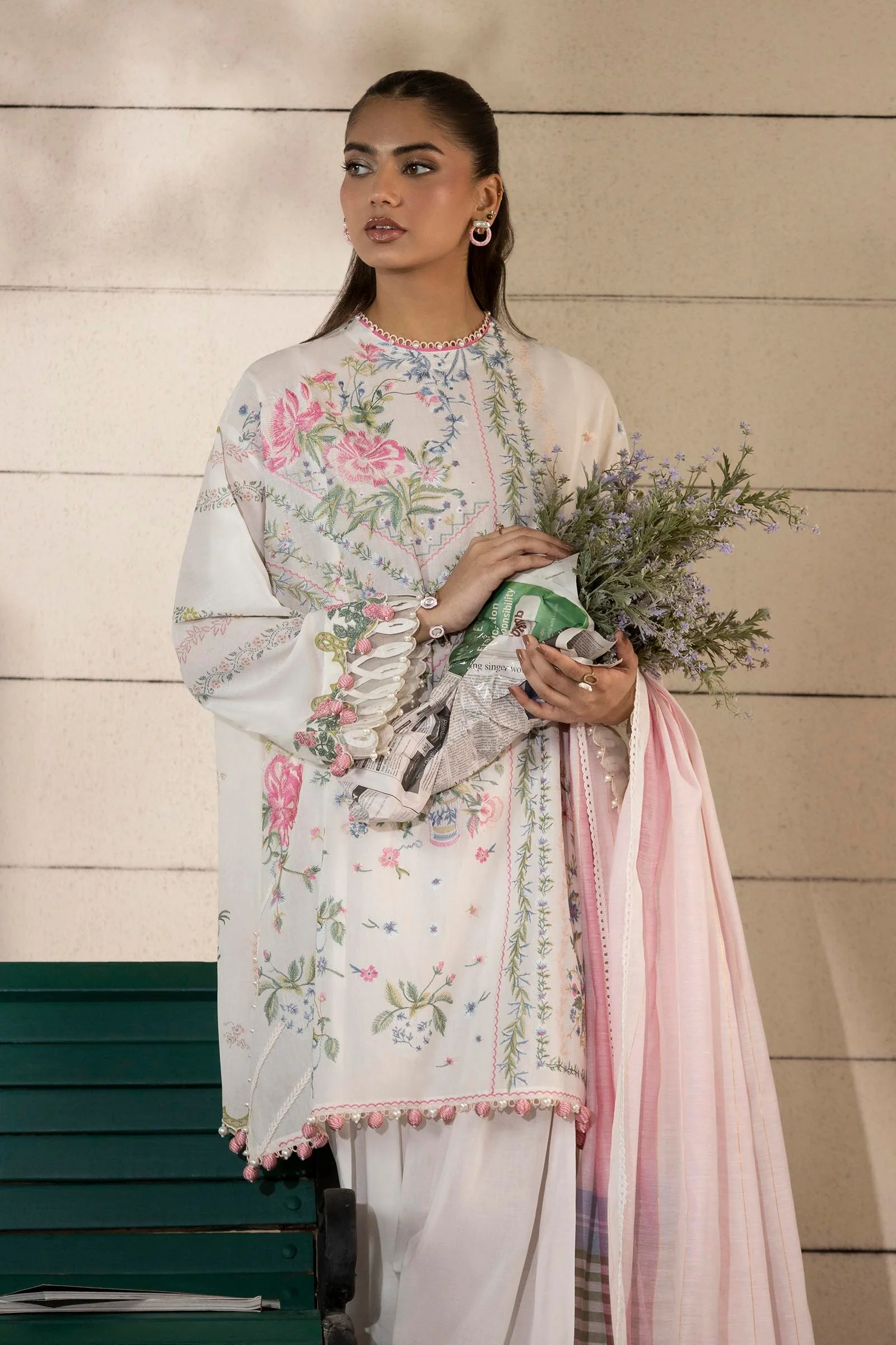 Sana Safinaz M251-001A-3DG Muzlin Spring Vol 1 2025 - Image 2