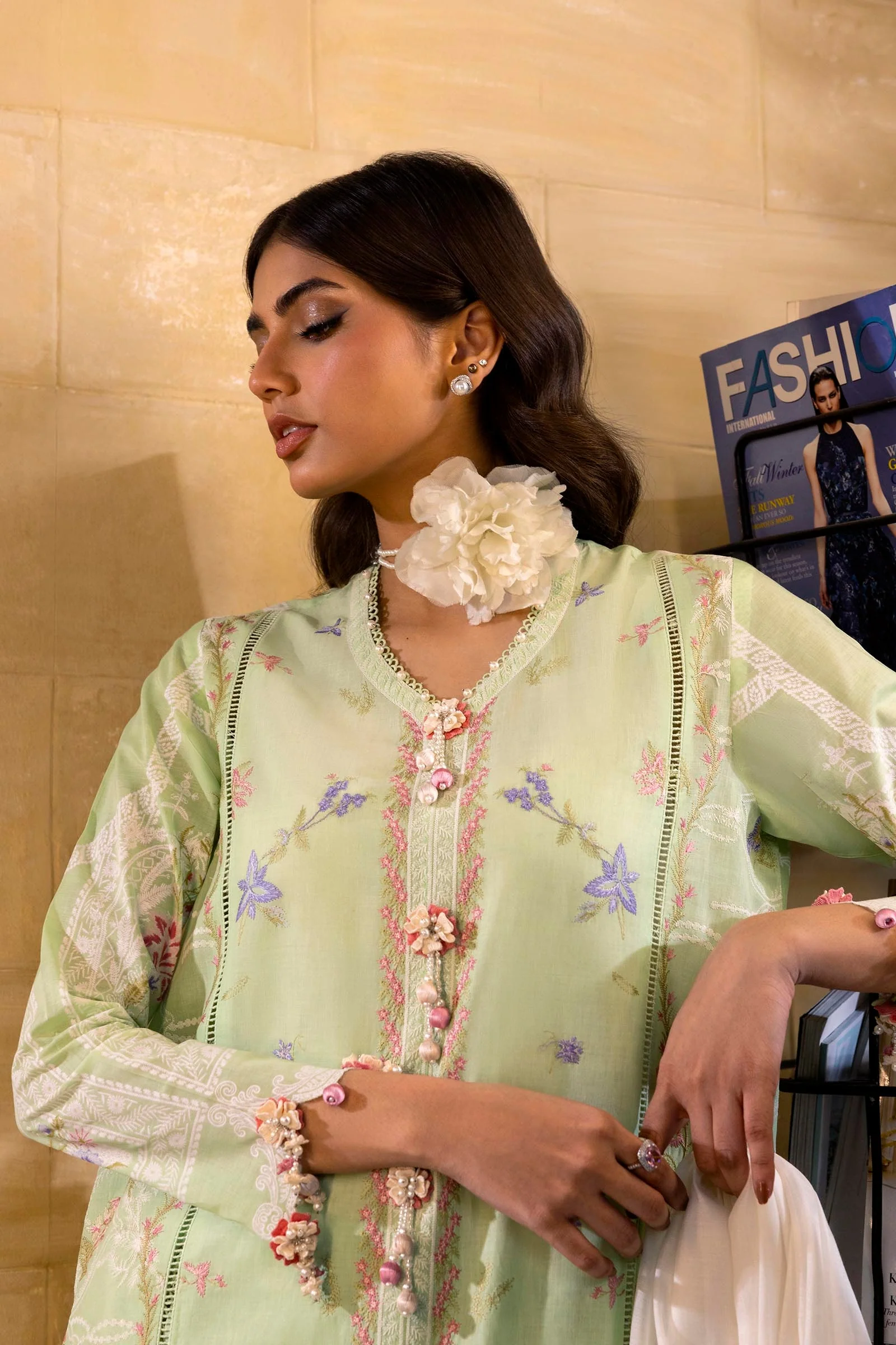 Sana Safinaz M251-008A-3DG Muzlin Spring Vol 1 2025 - Image 2