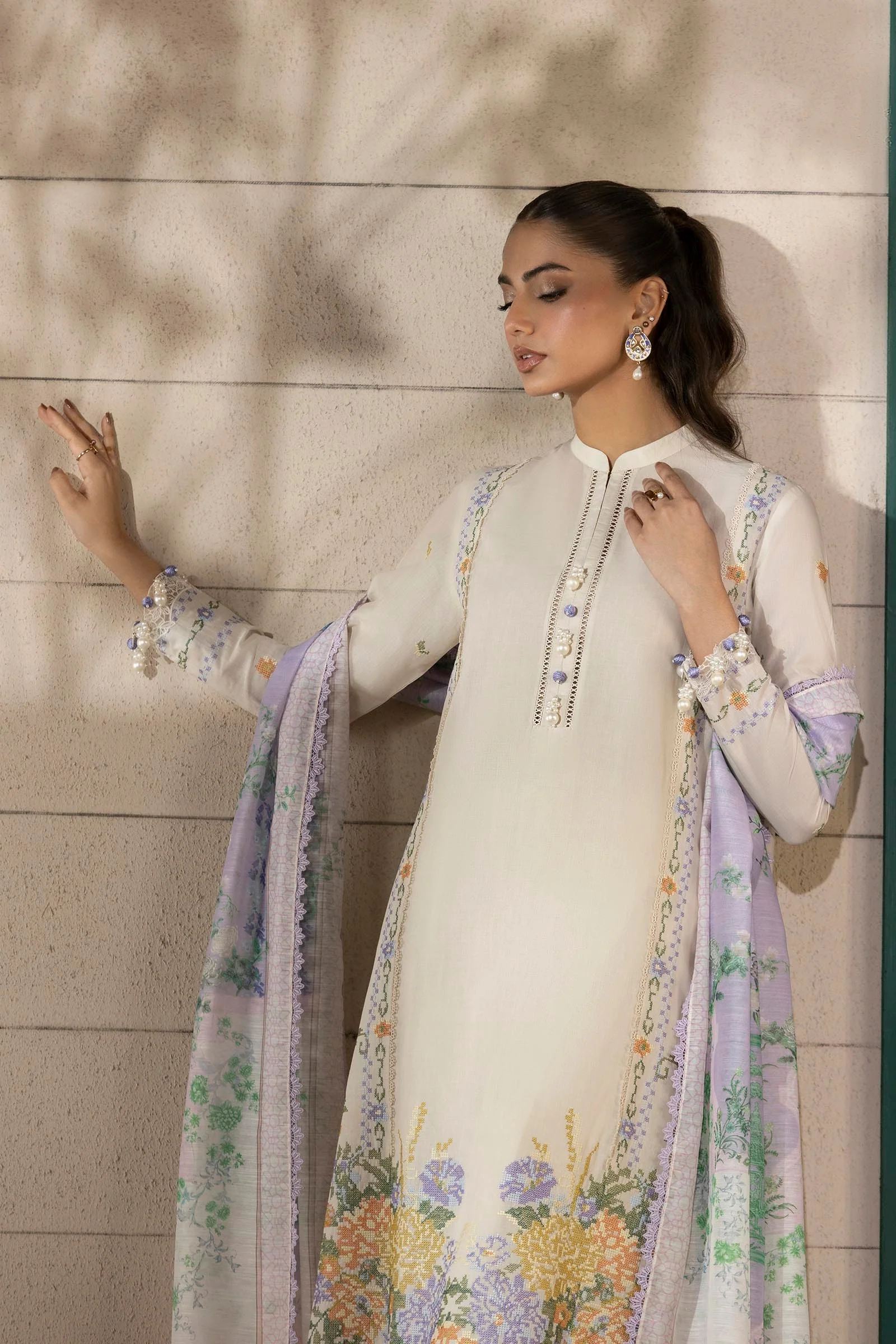 Sana Safinaz M251-012A-3CV Muzlin Spring Vol 1 2025 - Image 2