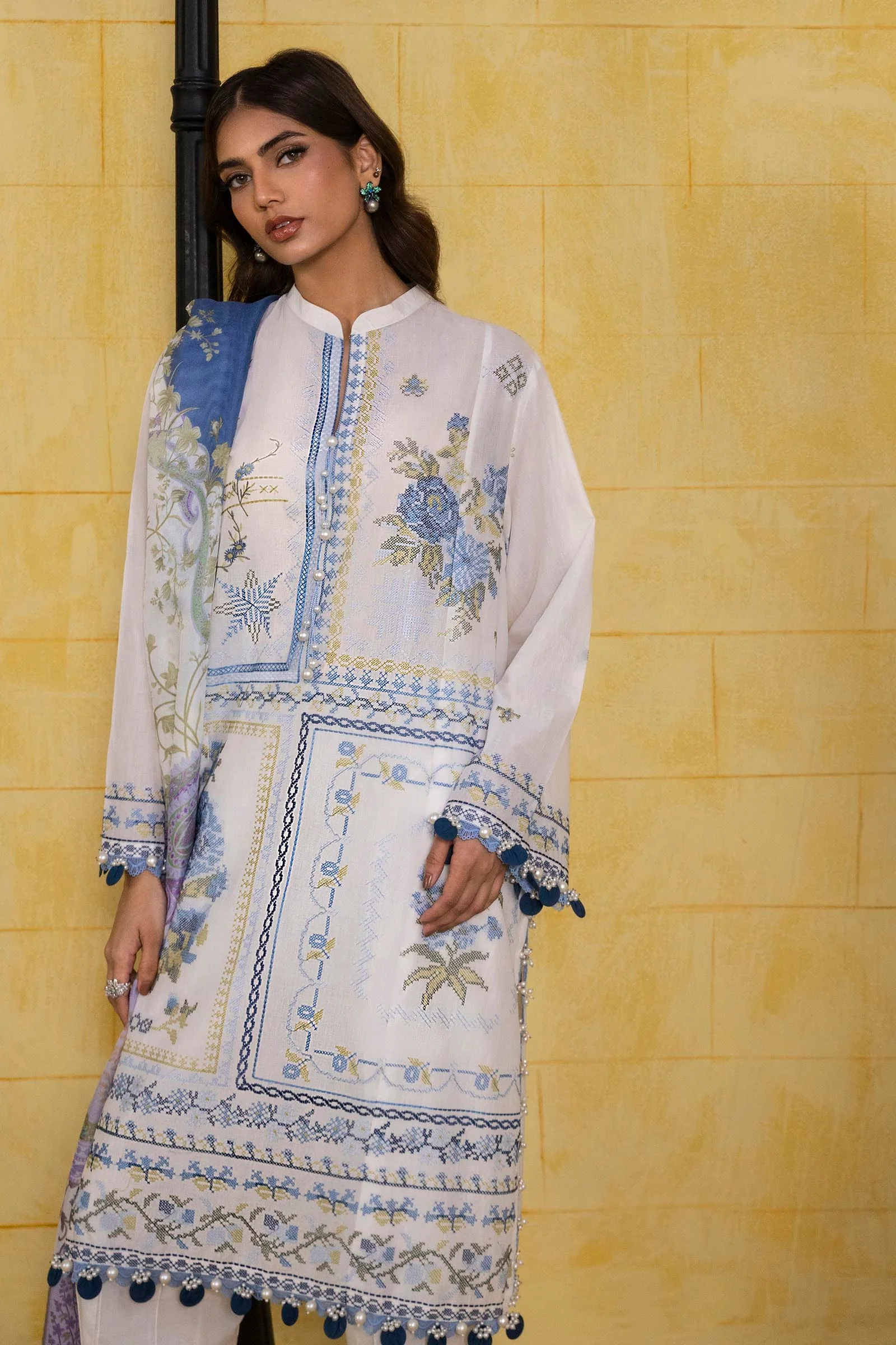 Sana Safinaz M251-018A-3CT Muzlin Spring Vol 1 2025 - Image 2