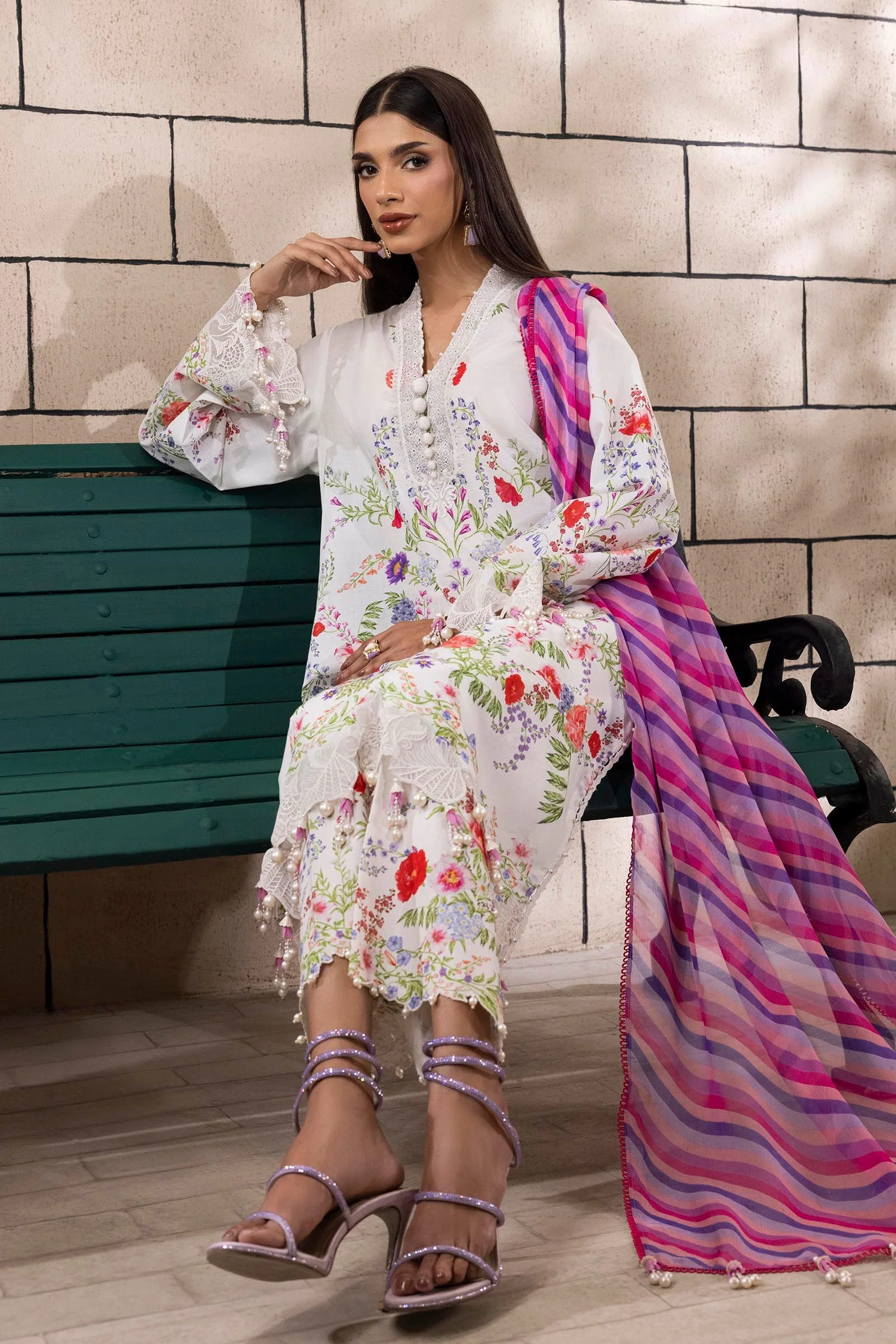 Sana Safinaz M251-024A-3CI Muzlin Spring Vol 1 2025 - Image 2