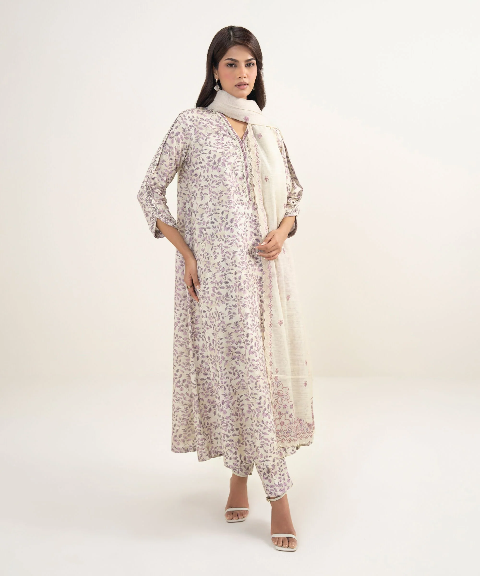 Sapphire 000U3PERND12 Embroidered Lawn Suit Eid 1 2026