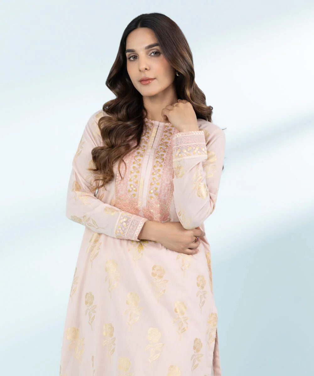Sapphire 2 Piece - Embroidered Jacquard Suit 00002542MOM4 Eid 1 RTW 2025