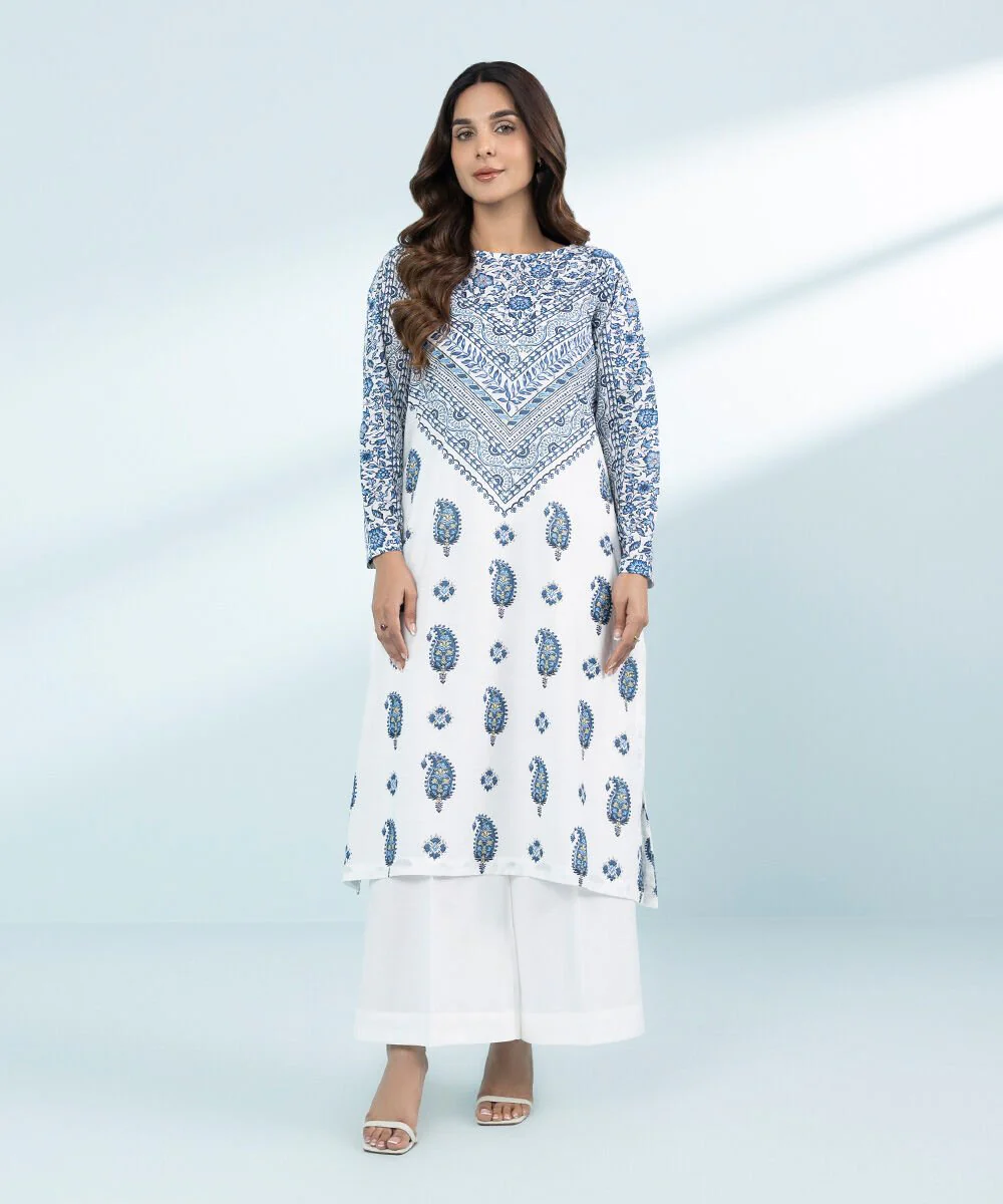 Sapphire 2 Piece - Printed Lawn Suit 00002532MOM4 Eid 1 RTW 2025