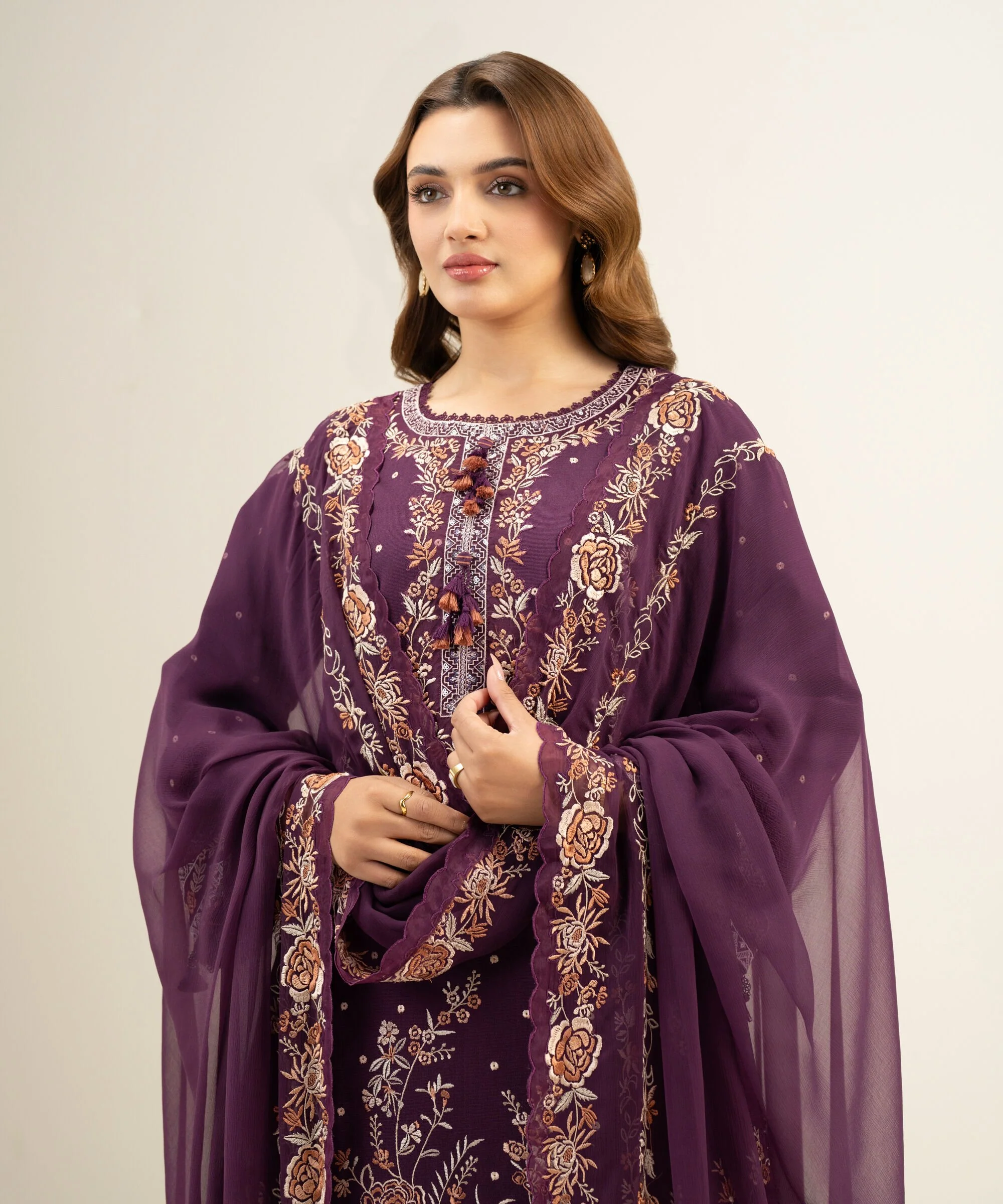 Sapphire 2TEDYS26V1452 Piece - Embroidered Lawn Suit Eid 1 2026
