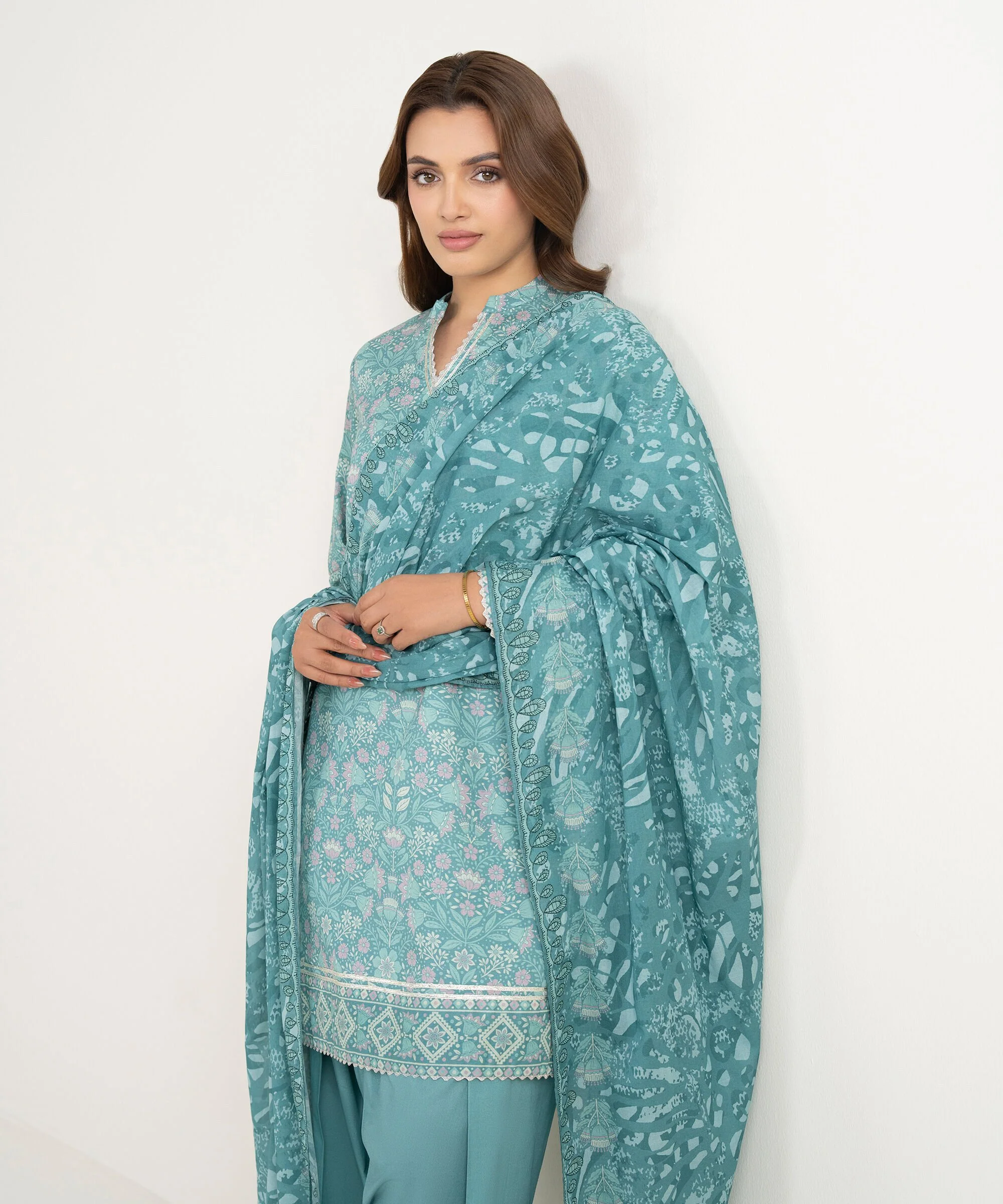 Sapphire EDYS26V1107B Embroidered Lawn Suit Eid 1 2026