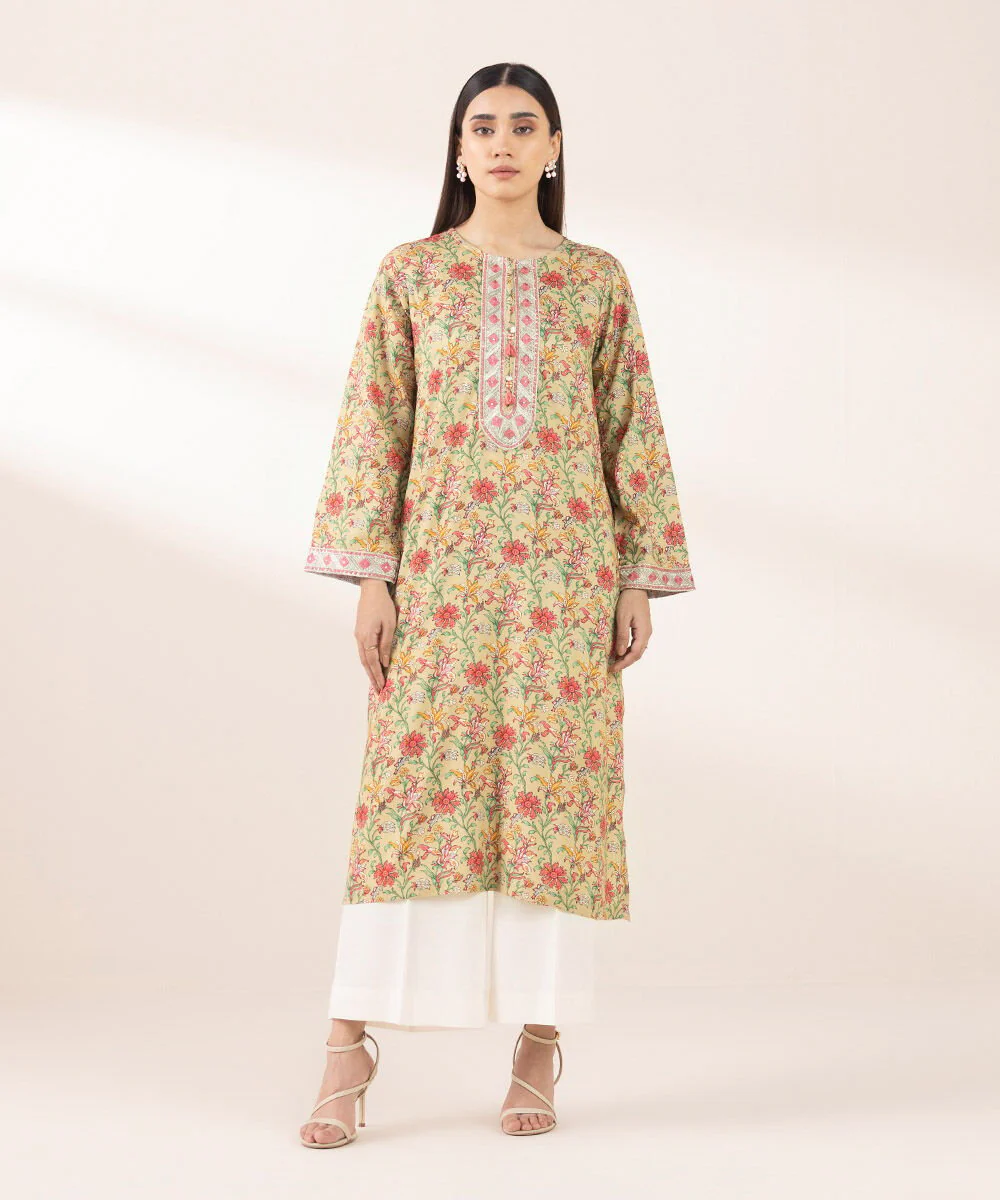 Sapphire Embroidered Arabic Lawn Shirt 2PBDD25V31SD Eid 1 RTW 2025