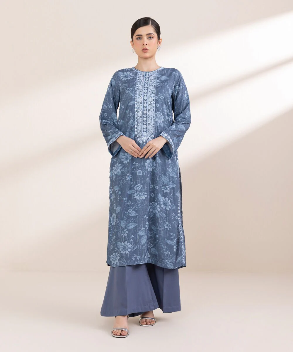 Sapphire Embroidered Arabic Lawn Shirt 3PRSG25V334S Eid 1 RTW 2025