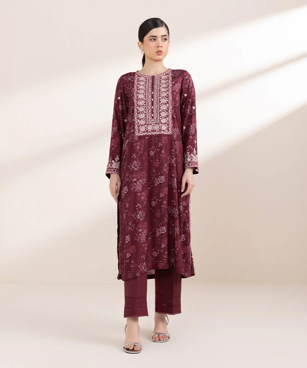 Sapphire Embroidered Arabic Lawn Shirt 3PRSG25V336S Eid 1 RTW 2025