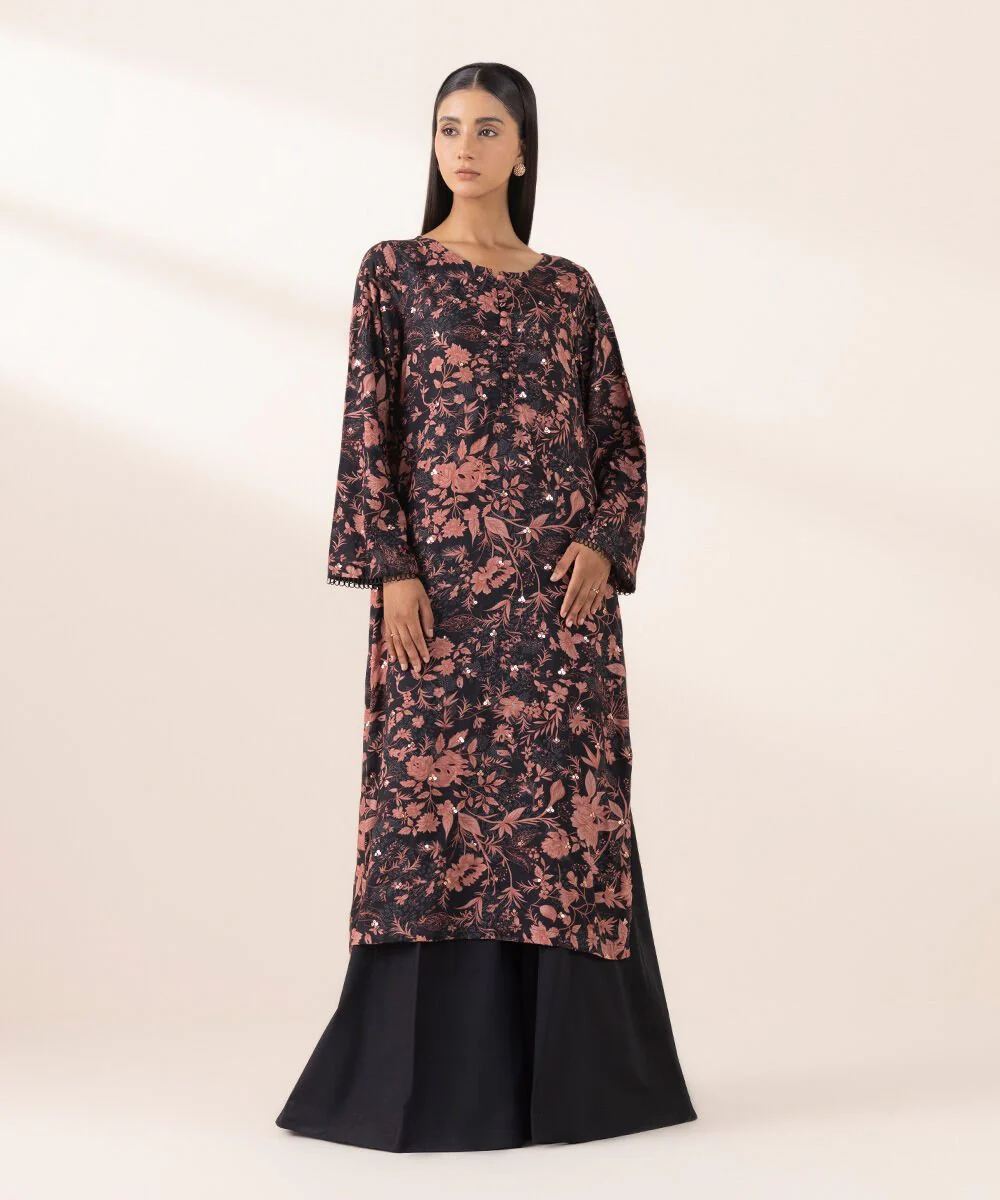 Sapphire Embroidered Arabic Lawn Shirt 3PRSG25V337S Eid 1 RTW 2025