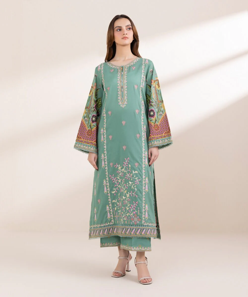 Sapphire Embroidered Lawn Shirt 2PESG25V38ST Eid 1 RTW 2025