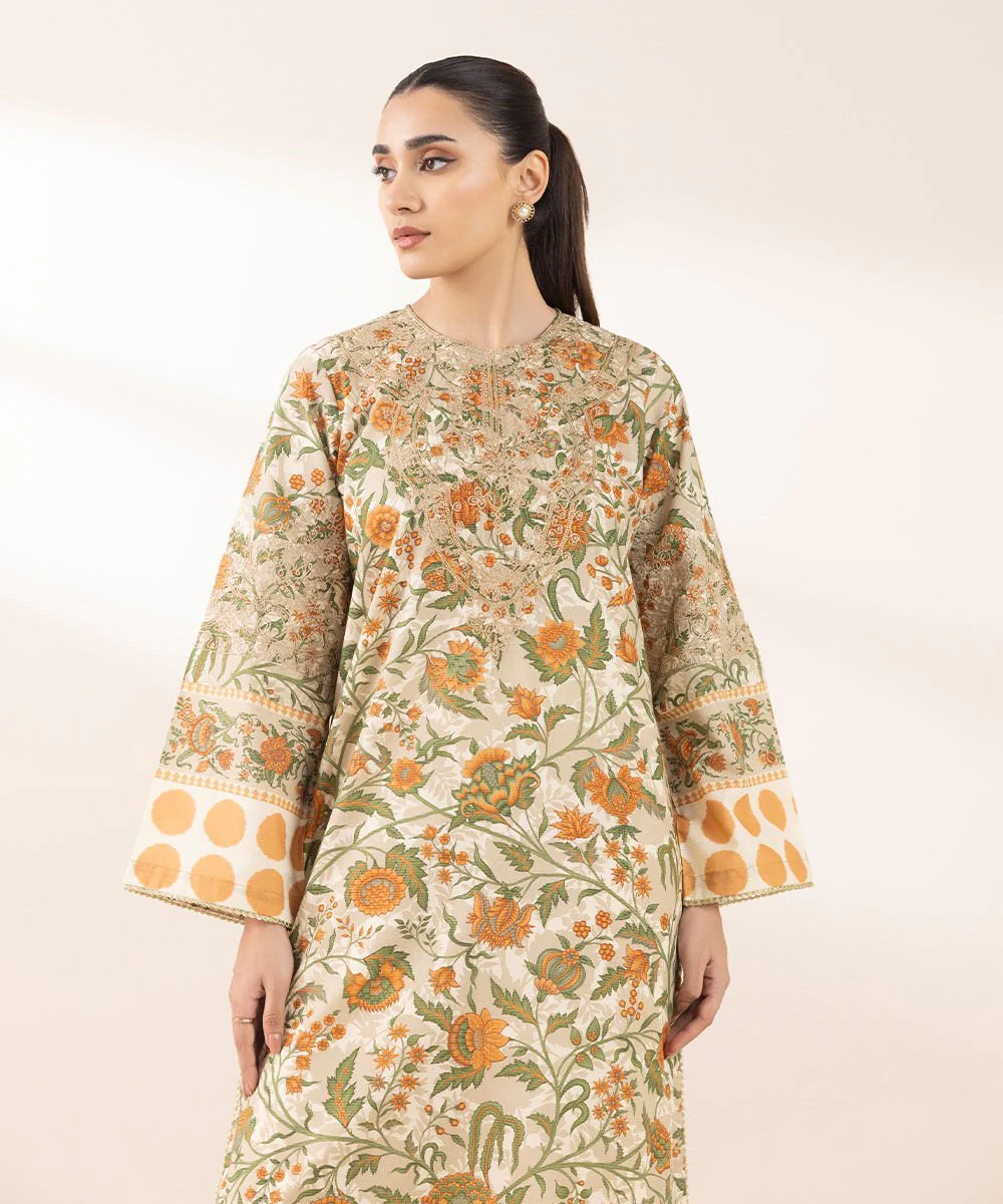 Sapphire Embroidered Zari Lawn Shirt 3PRSG25V316S Eid 1 RTW 2025