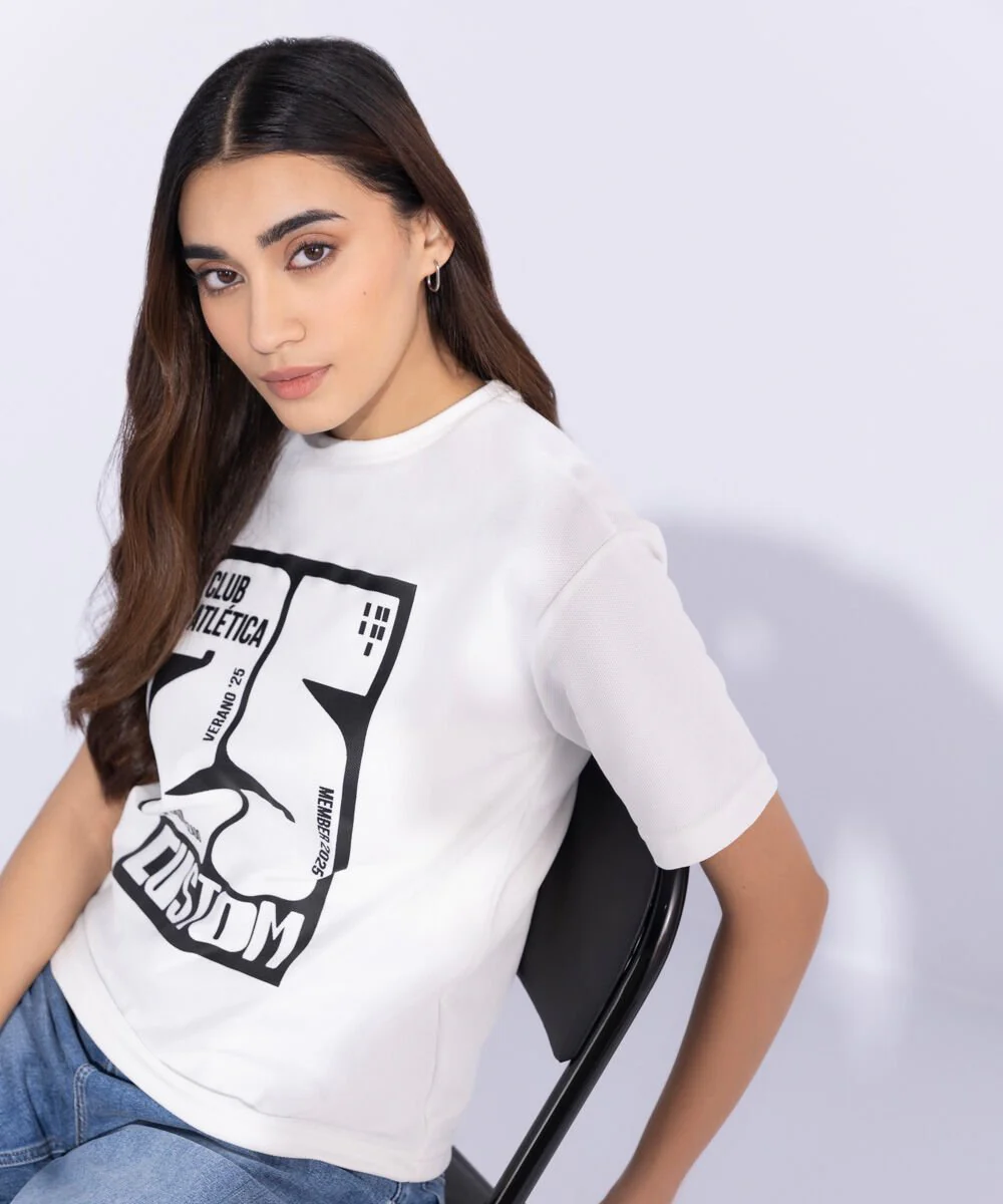 Sapphire Graphic T-Shirt WTOPS25V2071 West RTW 2025