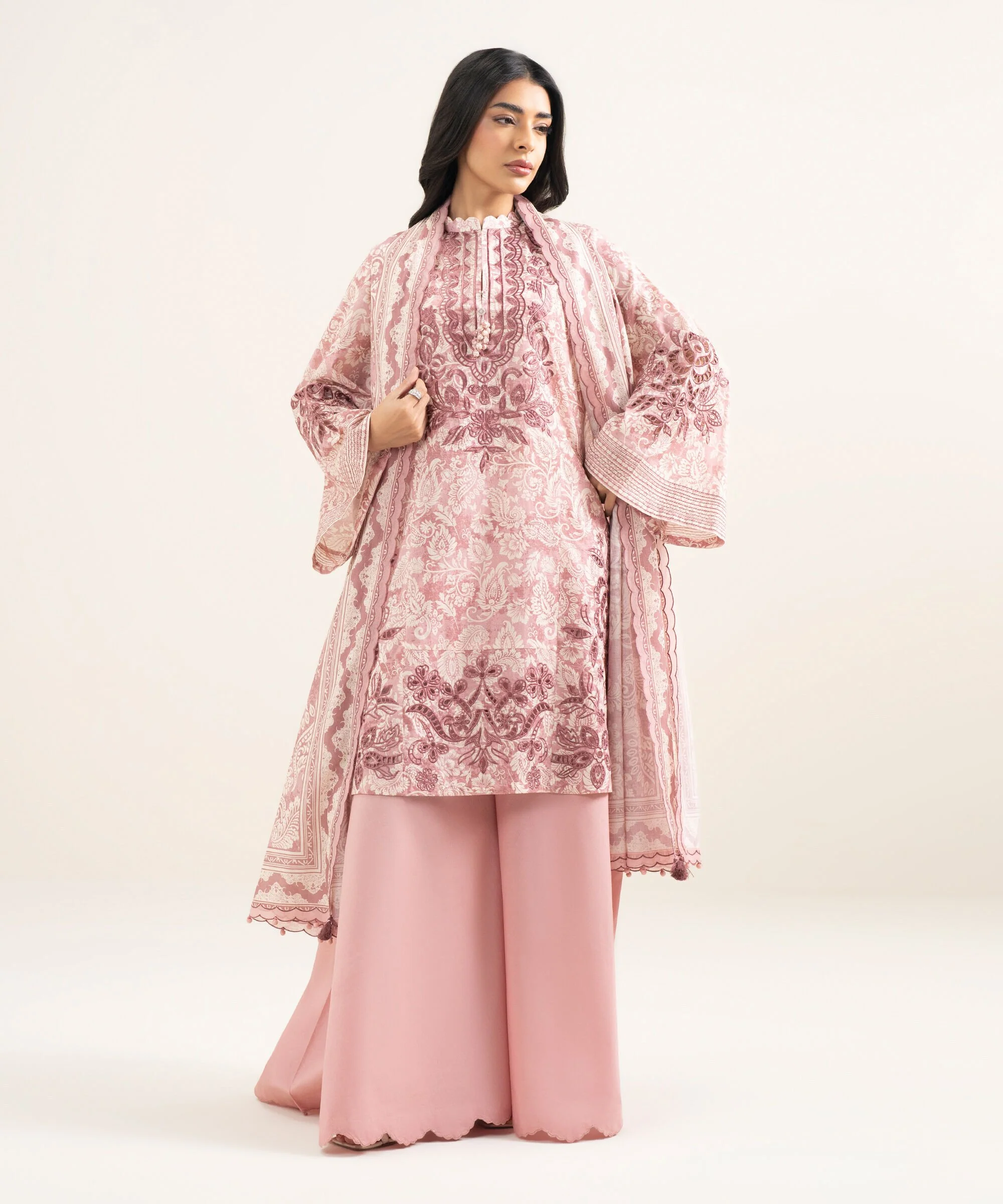 Sapphire PEDYS26V1108 Embroidered Lawn Suit Eid 1 2026
