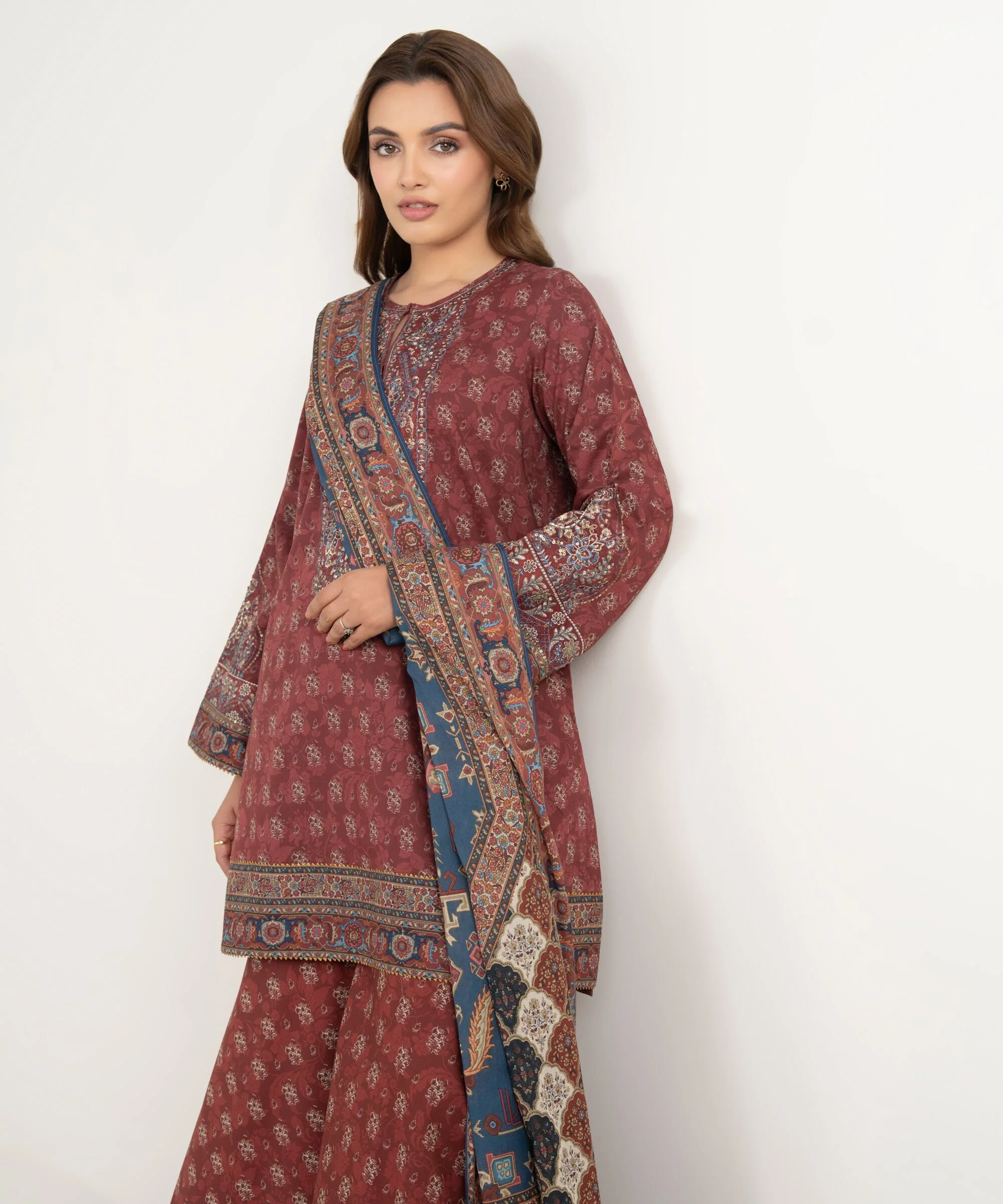 Sapphire PEDYS26V114B Embroidered Lawn Suit Eid 1 2026