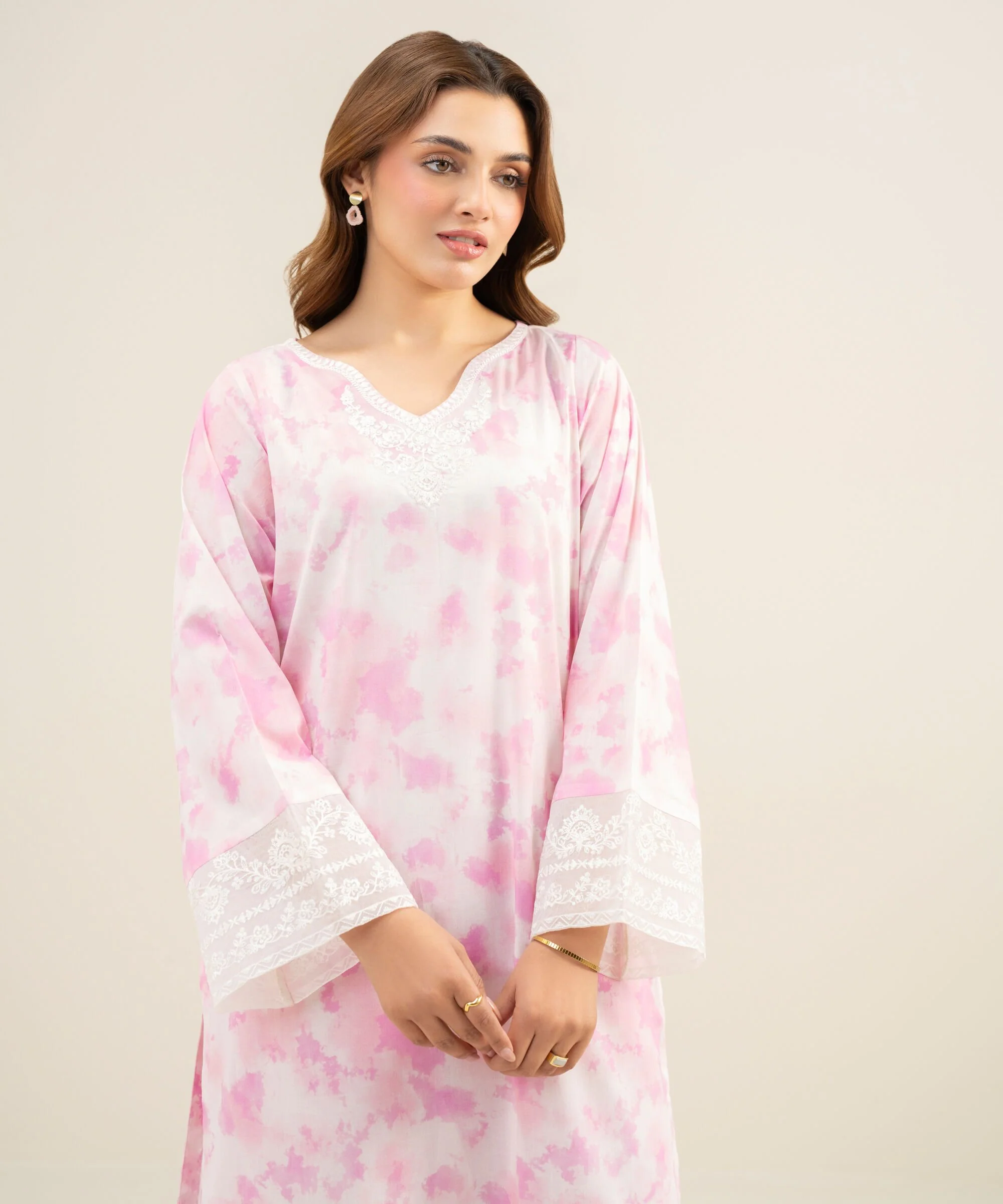 Sapphire PESUS26V015B Embroidered Cotton Jacquard Suit Eid 1 2026