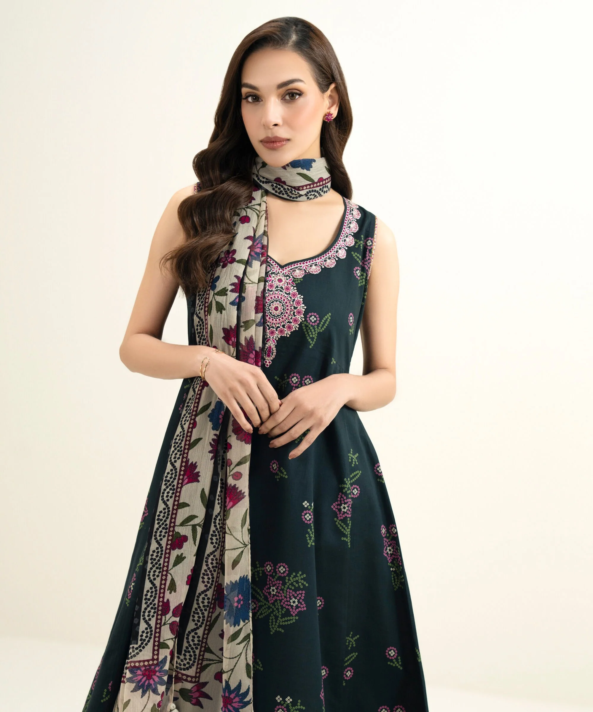 Sapphire PESUS26V155B Embroidered Lawn Suit Eid 1 2026