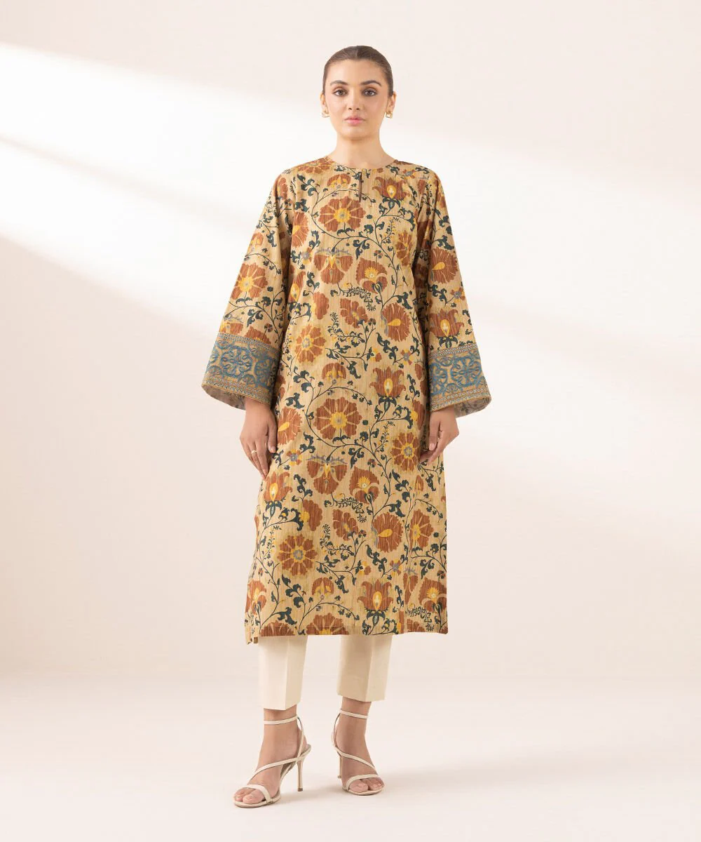 Sapphire Printed Cambric Shirt 2SDDF25V22SD Eid 1 RTW 2025