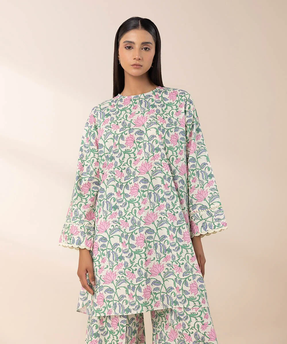 Sapphire Printed Crosshatch Shirt 2PRDY25V32ST Eid 1 RTW 2025