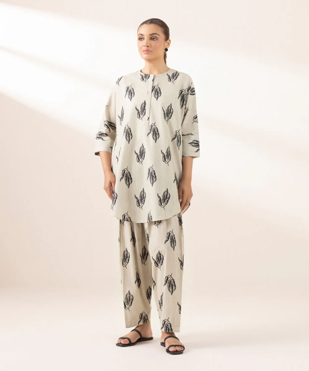 Sapphire Printed Lawn Shirt 2PBDF25V24ST Eid 1 RTW 2025