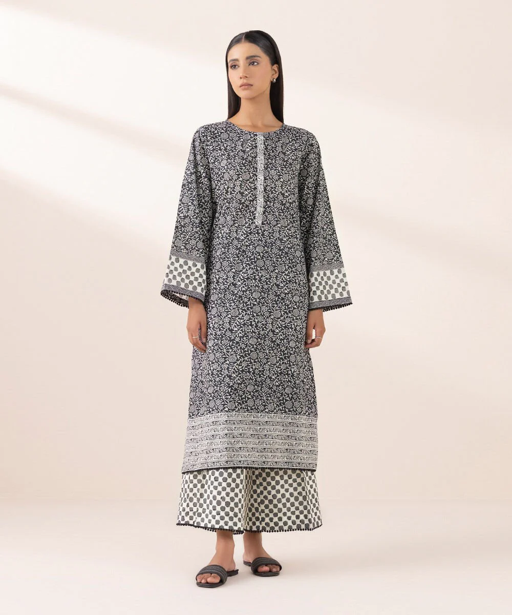Sapphire Printed Yarn Dyed Shirt 3PRSG25V331S Eid 1 RTW 2025