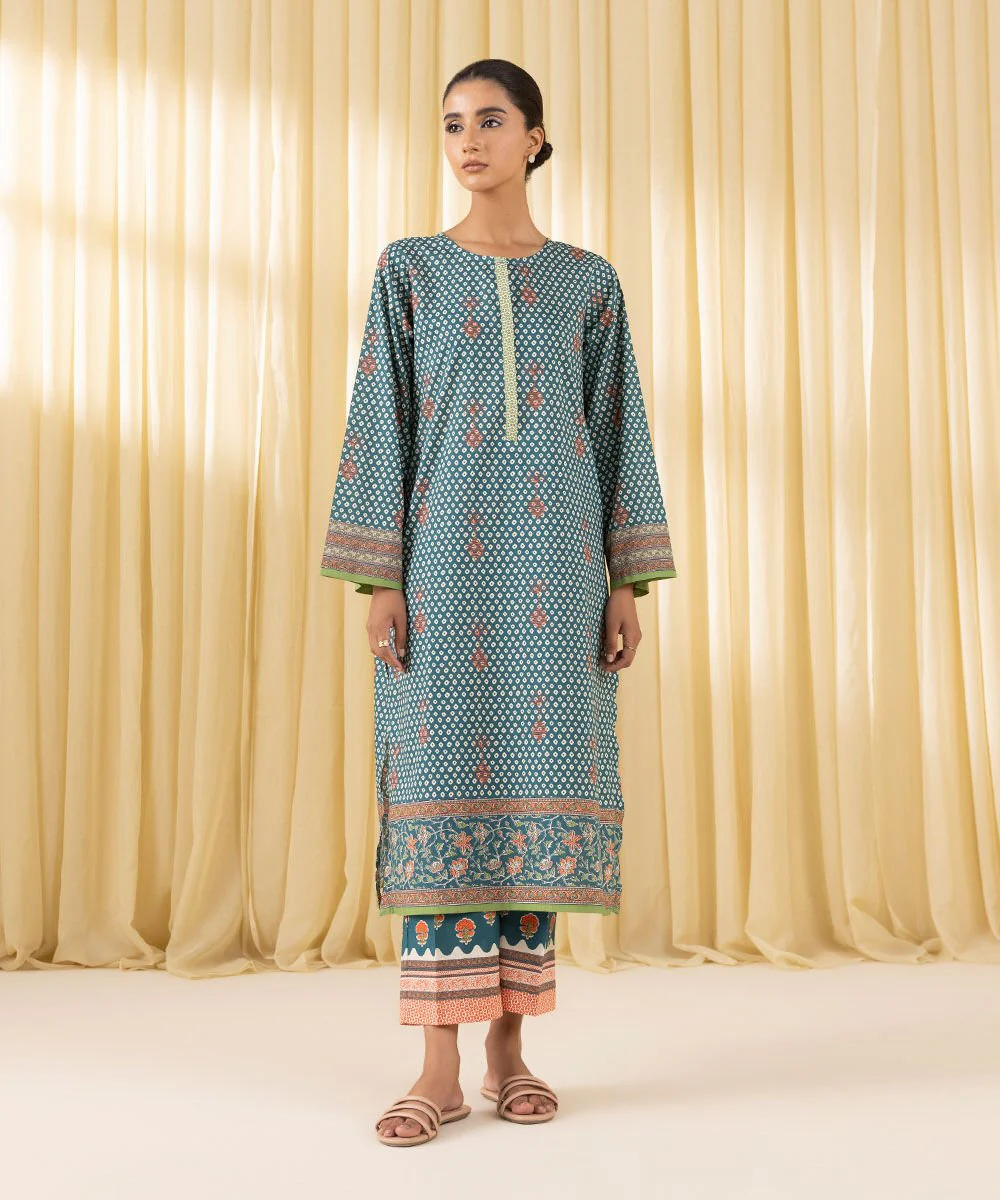 Sapphire Printed Yarn Dyed Shirt 3PRSG25V332S Eid 1 RTW 2025