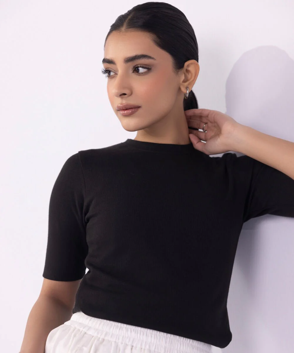 Sapphire Slim-Fit Rib Top WTOPS25V2086 West RTW 2025