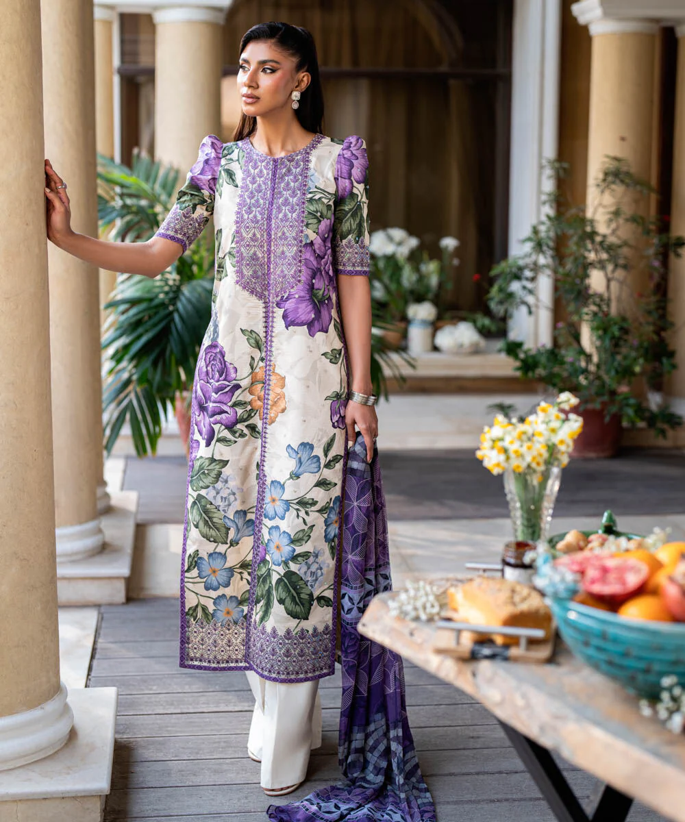 Sapphire U3PESG25V235 3 Piece Embroidered Dobby Suit Signature Eid 1 2025