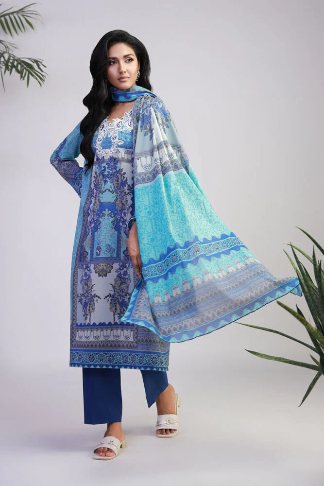 Shameel Ansari Gulrang-01 Gulrang Premium Lawn 2025 - Image 2