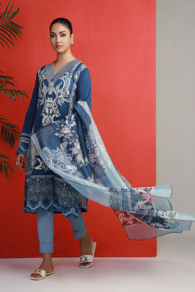Shameel Ansari Gulrang-03 Gulrang Premium Lawn 2025 - Image 2