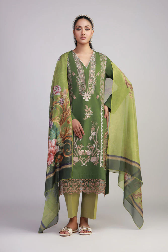 Shameel Ansari Gulrang-10 Gulrang Premium Lawn 2025 - Image 2
