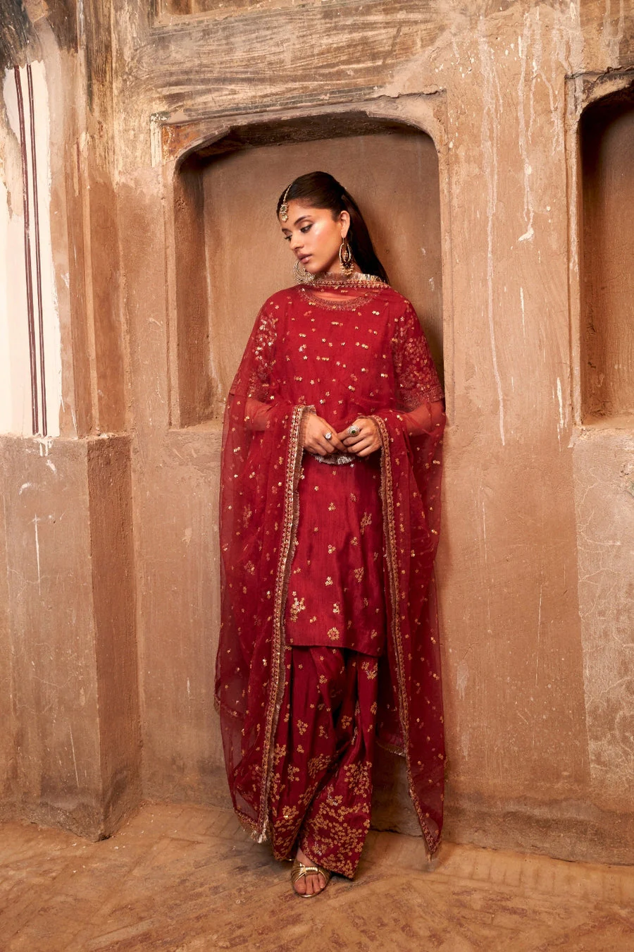 Sobia Nazir Design 02 Red Ranya Festive 2025