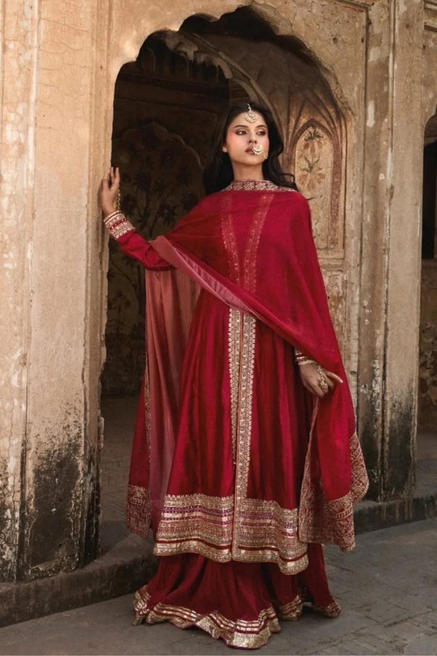 Sobia Nazir Design 08 Red Ranya Festive 2025